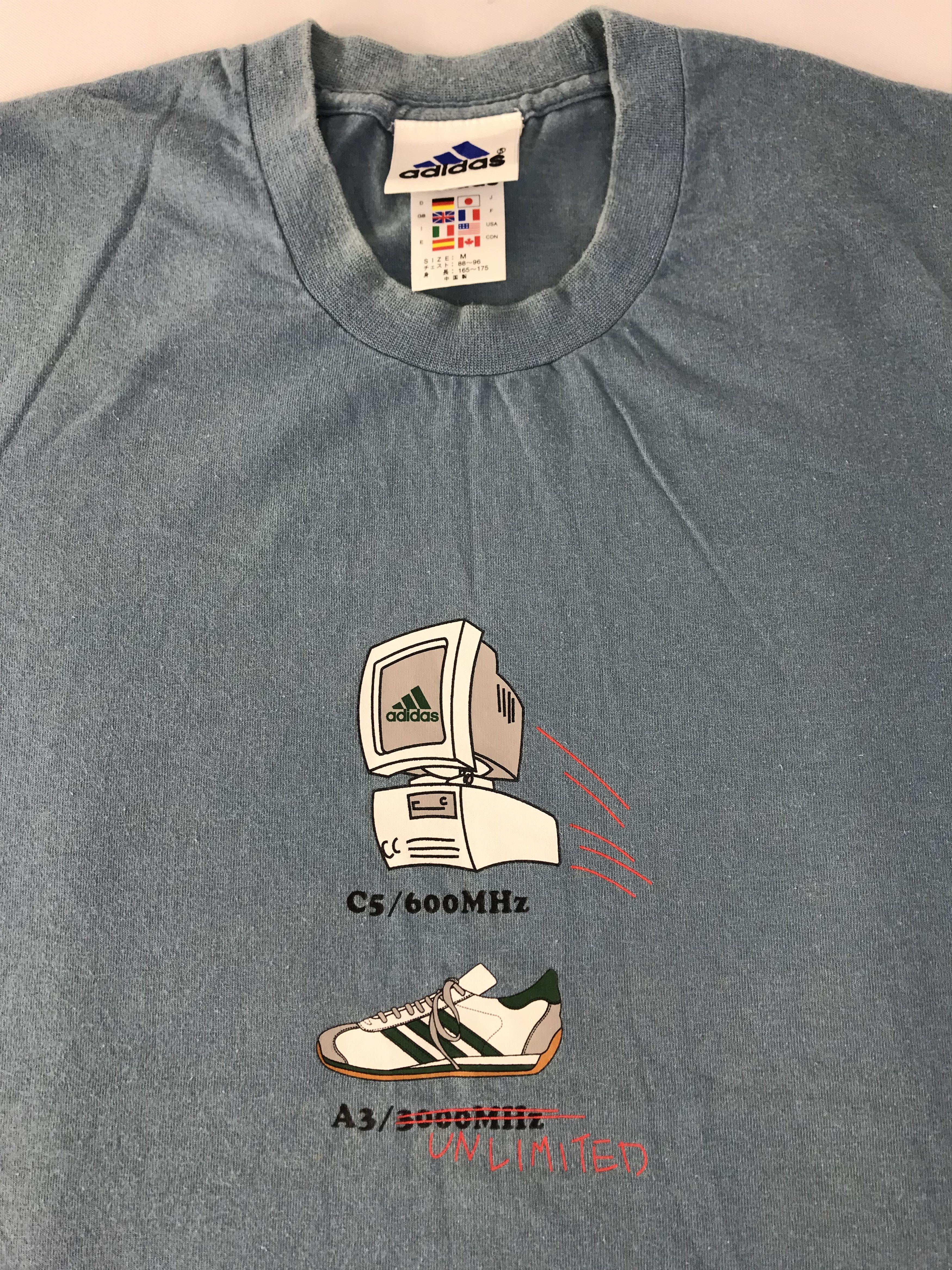 Nike 90s Adidas Athletic A3 Unlimited Sportswear Printed Tee Size US M / EU 48-50 / 2 - 1 Thumbnail