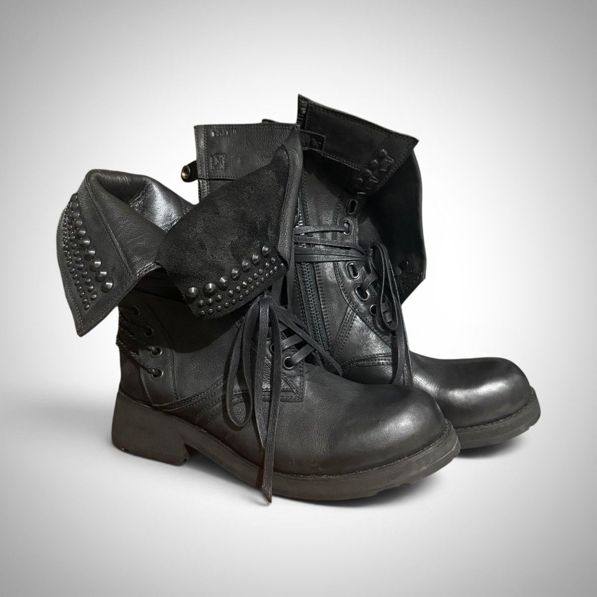 KMRii Reptile Crush Boots 43 kmrii Chrome Boots 11 size43