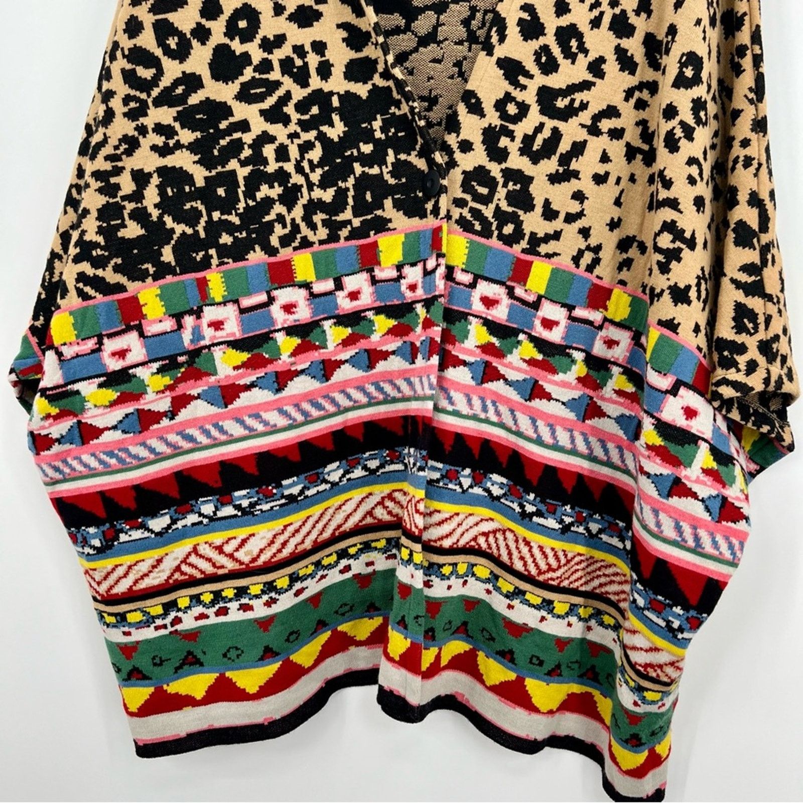 Anthropologie Anthropologie Aldo Martins Annistyn Knit Kimono Cardigan 3X Size 3XL / US 20-22 - 3 Thumbnail