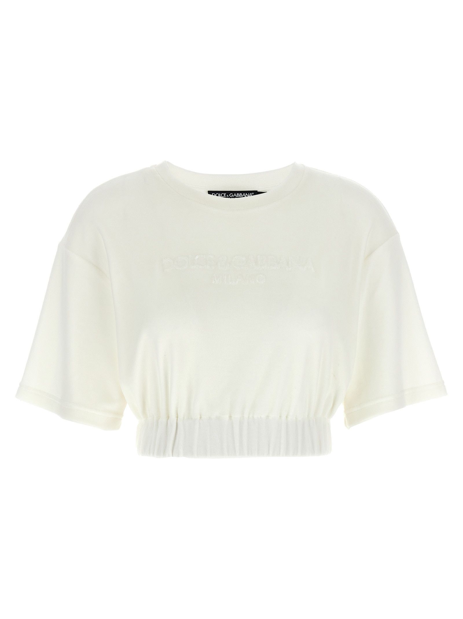 Dolce & Gabbana Logo Chenille Top Size M / US 6-8 / IT 42-44 - 1 Thumbnail