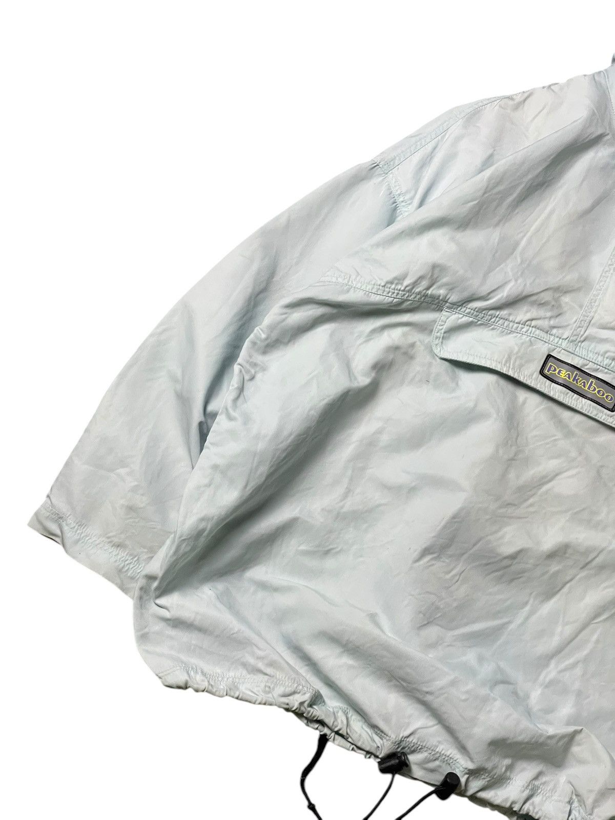 Japanese Brand × Vintage PEAKABOO Brand Big Logo Hooded Windbreaker (98) Size US L / EU 52-54 / 3 - 4 Thumbnail