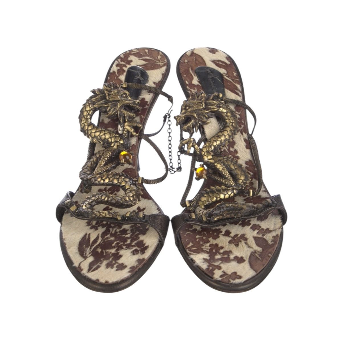 Giuseppe Zanotti Dragon Crystal heel Size US 7 / IT 37 - 1 Thumbnail