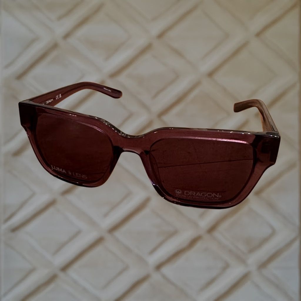 Vintage Dragon Rowan LL 140 Sunglasses Purple Luma Lens 54-19 Polarized AUTHENTIC Unisex Adults Sunglasses Size ONE SIZE - 1 Thumbnail