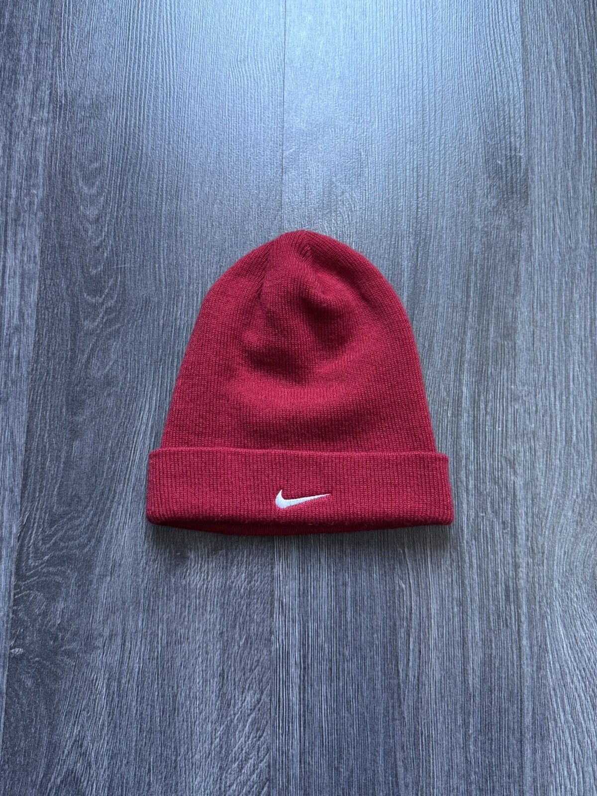 Nike 90s Vintage Nike Red Hat Size ONE SIZE - 1 Thumbnail
