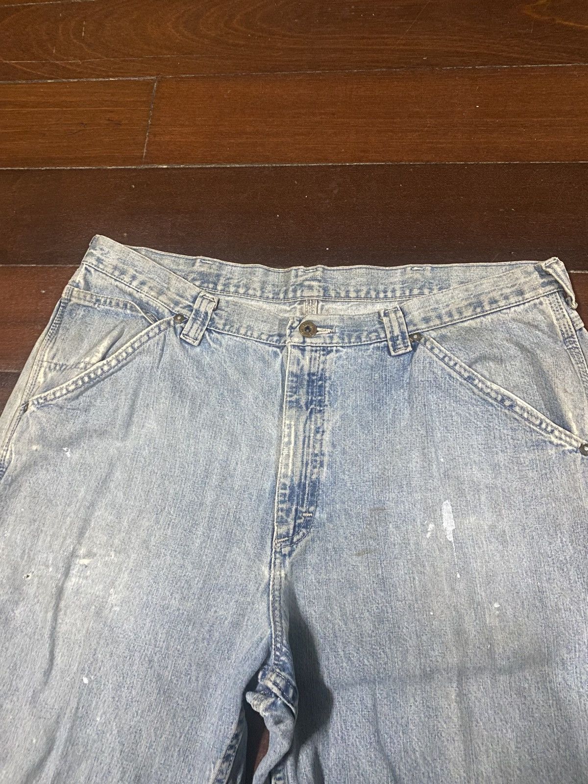 Japanese Brand VINTAGE DENIM CARPENTER DETROIT CHORE JEANS LEE DUNGAREES Size US 39 - 13 Thumbnail