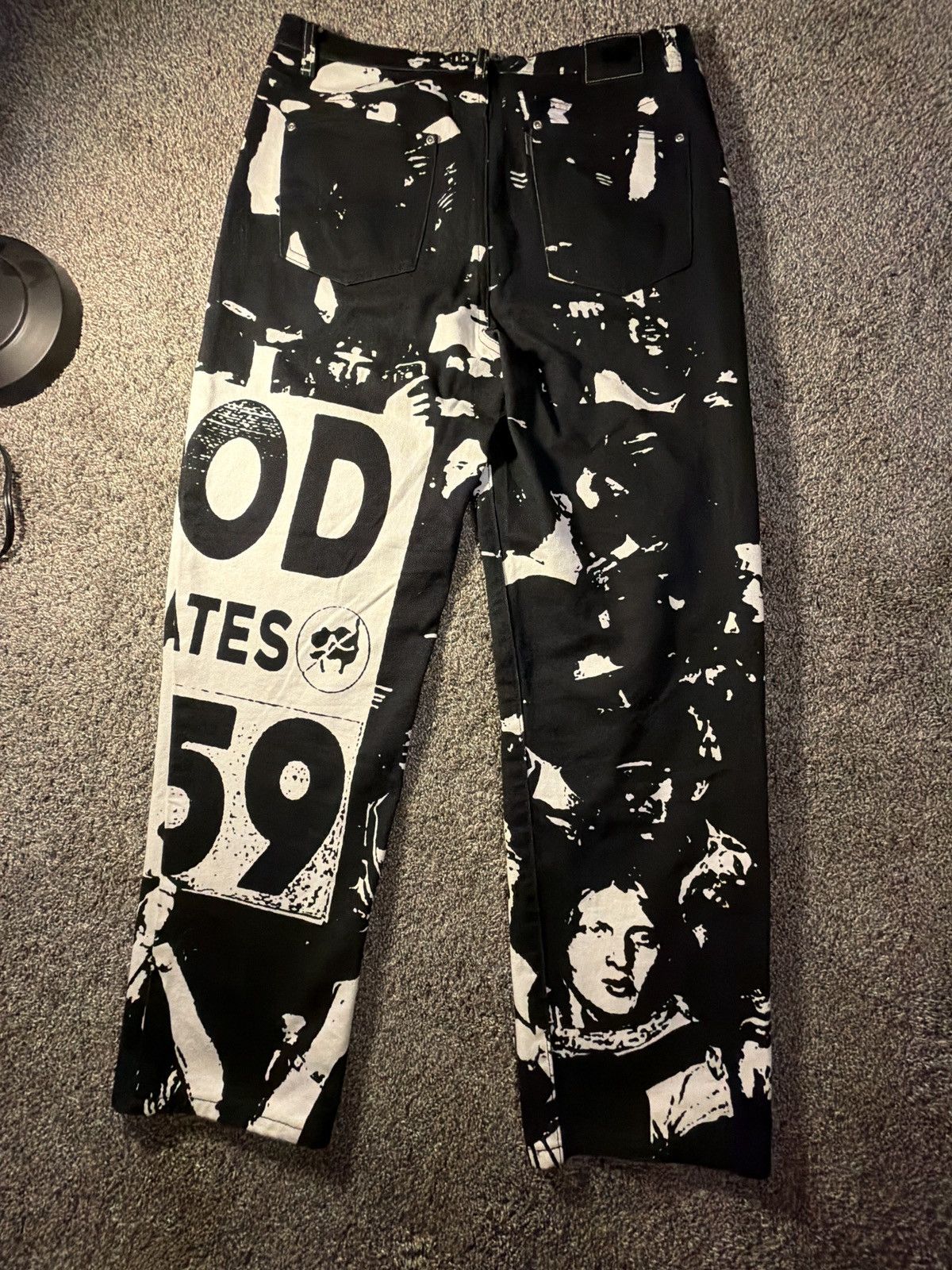 G59 Records G59 Records- God Hates G59 Denim Jeans Size US 34 / EU 50 - 5 Thumbnail