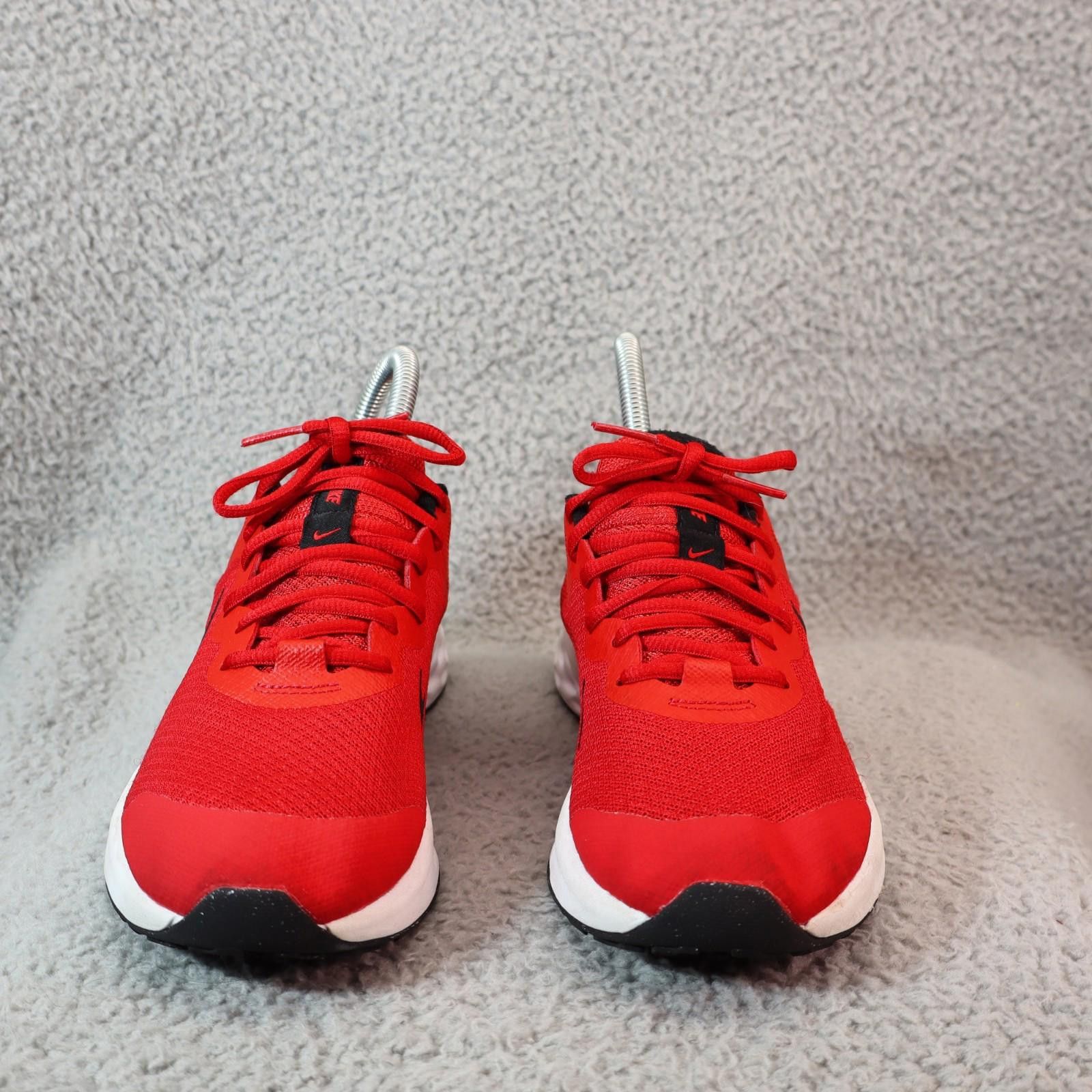 Nike Nike Boys Revolution 6 DD1096-607 Red Running Shoes 4Y VGUC Size US 5 / EU 37 - 2 Thumbnail