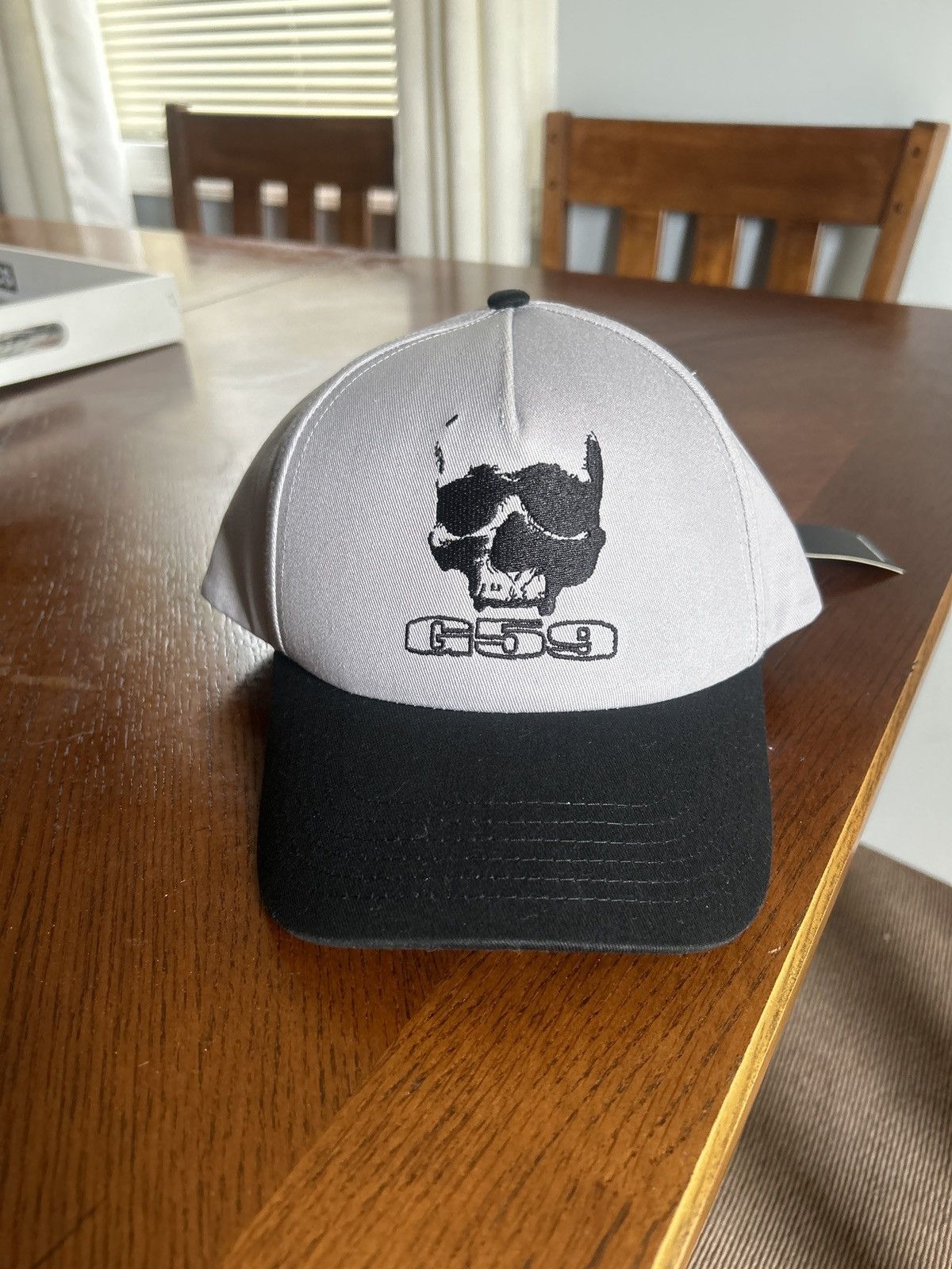 G59 Records G59 Embroidered Logo Hat - Grey and Black Snapback Size ONE SIZE - 1 Thumbnail