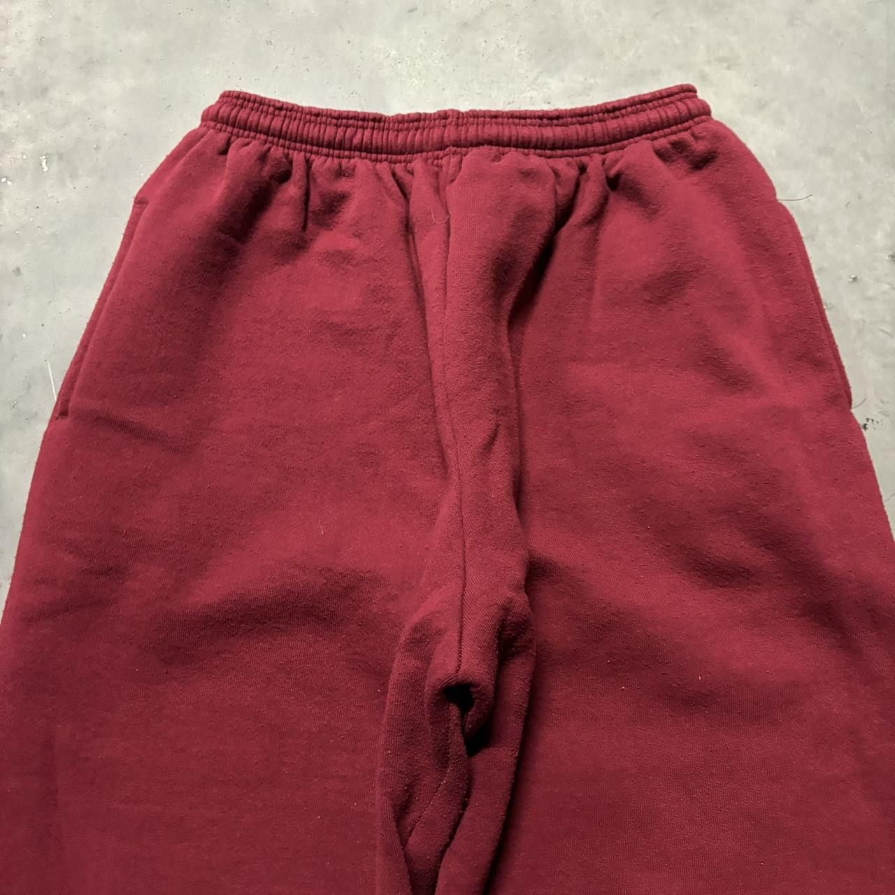 Japanese Brand × Vintage Crazy Vintage 90s Red Skater Comfy Essential Sweatpants! Size US 28 / EU 44 - 4 Thumbnail