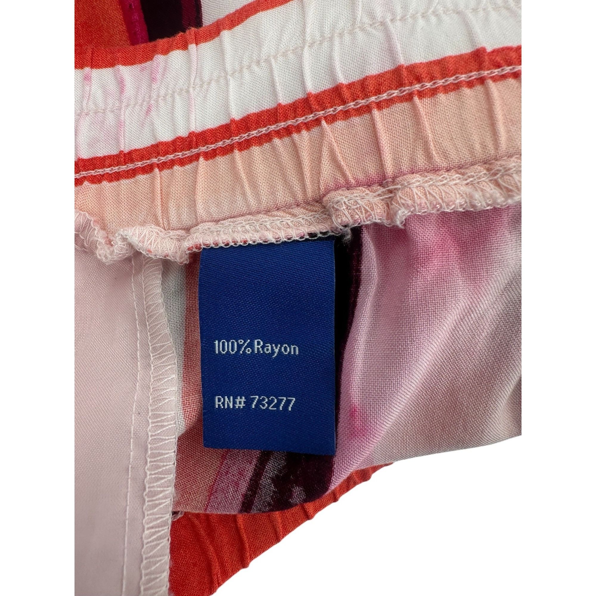 Apt. 9 Apt. 9 Shorts - Striped Rayon Pull-On - Size XL Size 38" / US 16 / IT 52 - 4 Thumbnail