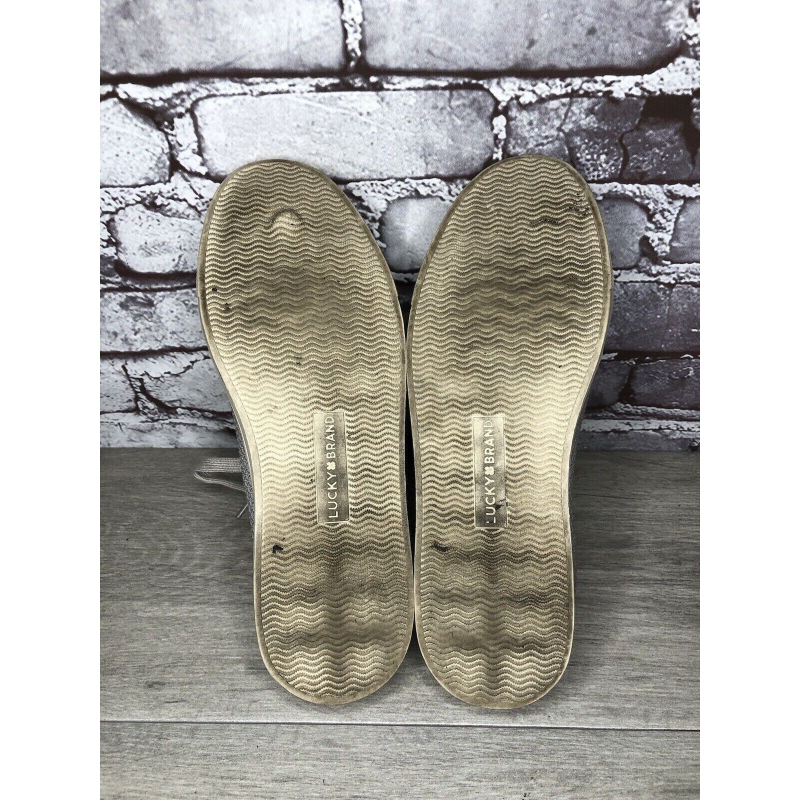 Lucky Brand Lucky Brand Laddix Slip On Gray Ribbed Casual Sneakers Sz 9M Size US 9 / IT 39 - 11 Thumbnail