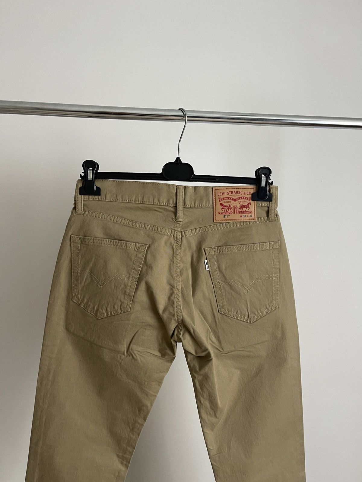 Levi's Levi's 511 Slim Fit Canvas Chino Pants Jeans Sand W30 beige Size US 30 / EU 46 - 5 Thumbnail