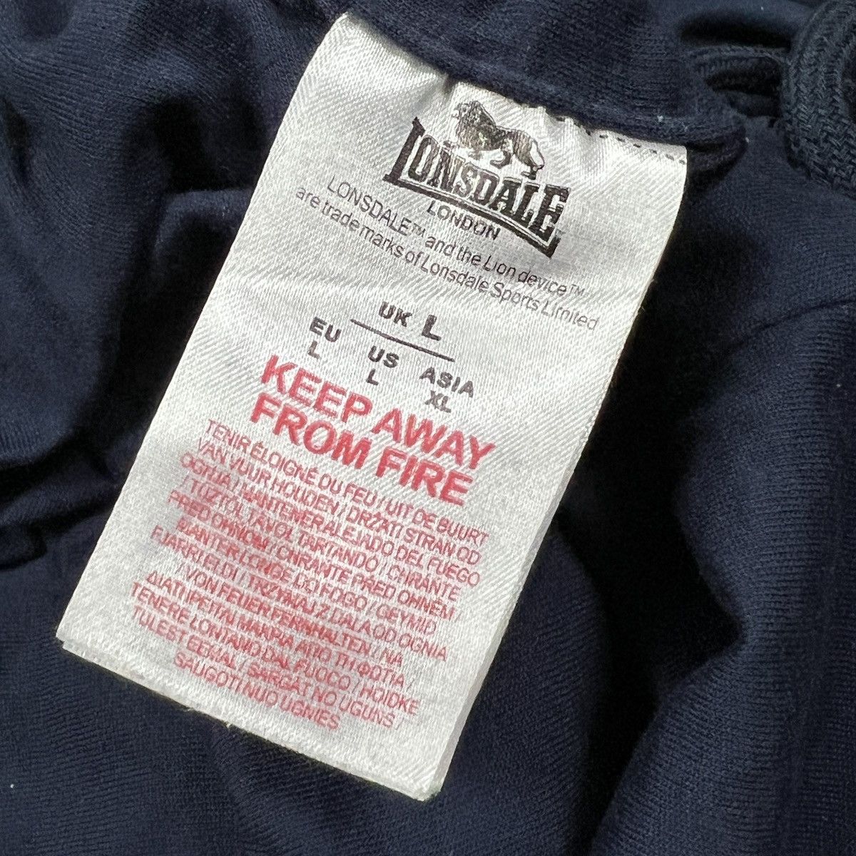 Lonsdale Lonsdale London Men's Navy 2-Stripe Bottoms Jogging Pants Size US 34 / EU 50 - 9 Thumbnail