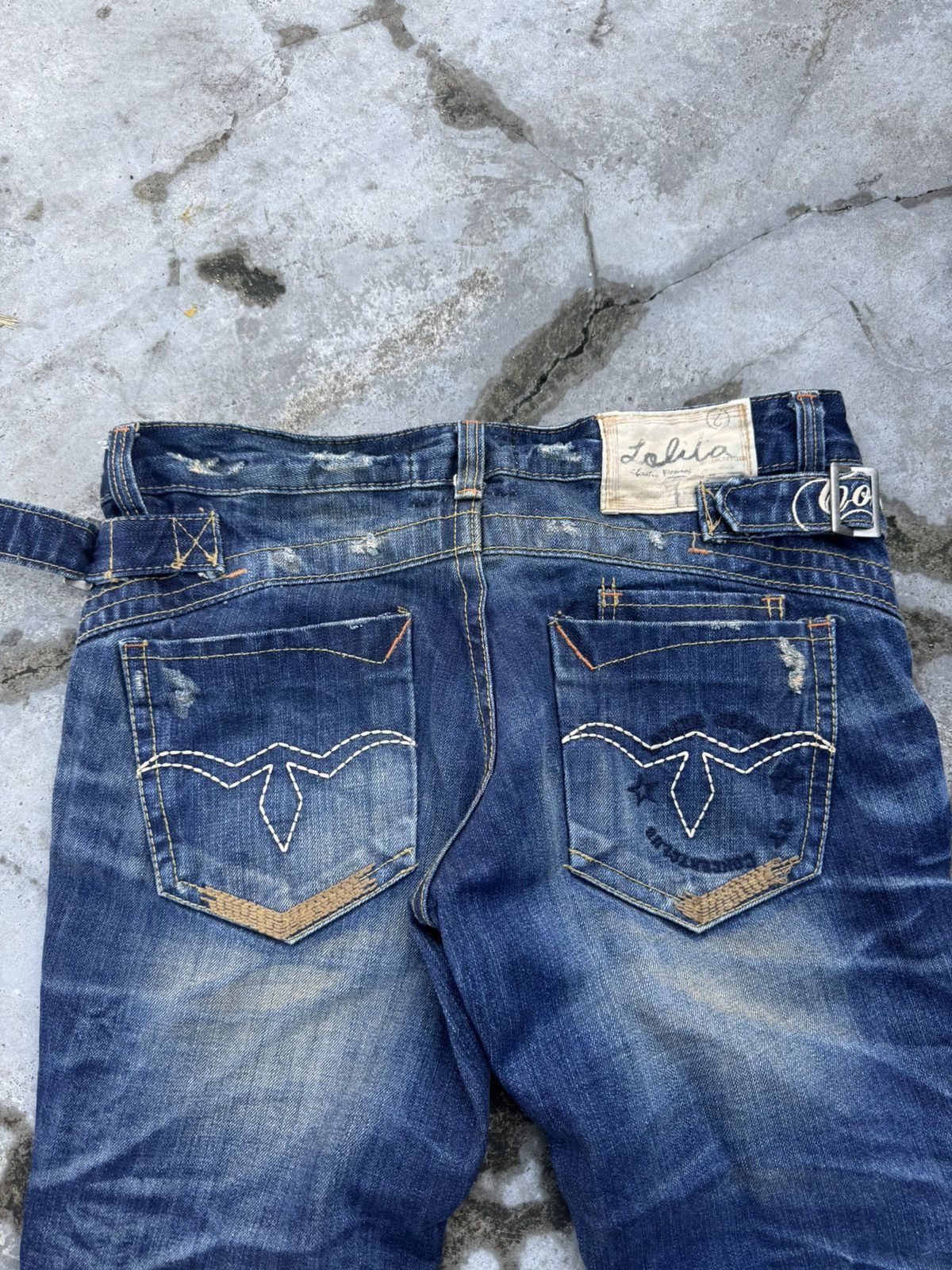 If Six Was Nine LOLITA JEANS Distressed Denim Size 34 Size US 34 / EU 50 - 7 Thumbnail
