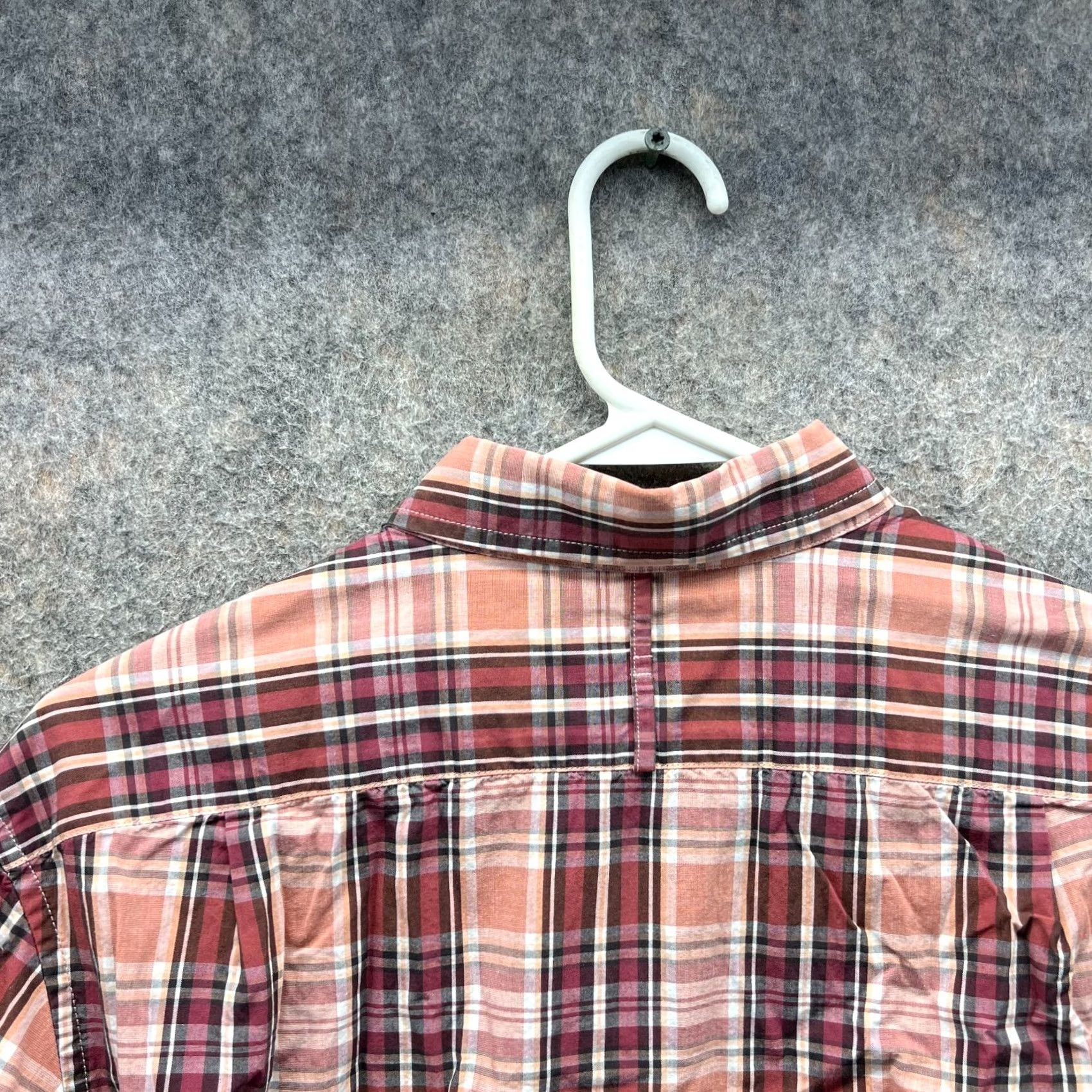 Banana Republic VINTAGE Banana Republic Shirt Men Small Adult Red Plaid Button-Down Casual Preppy Dress Size US S / EU 44-46 / 1 - 2 Thumbnail