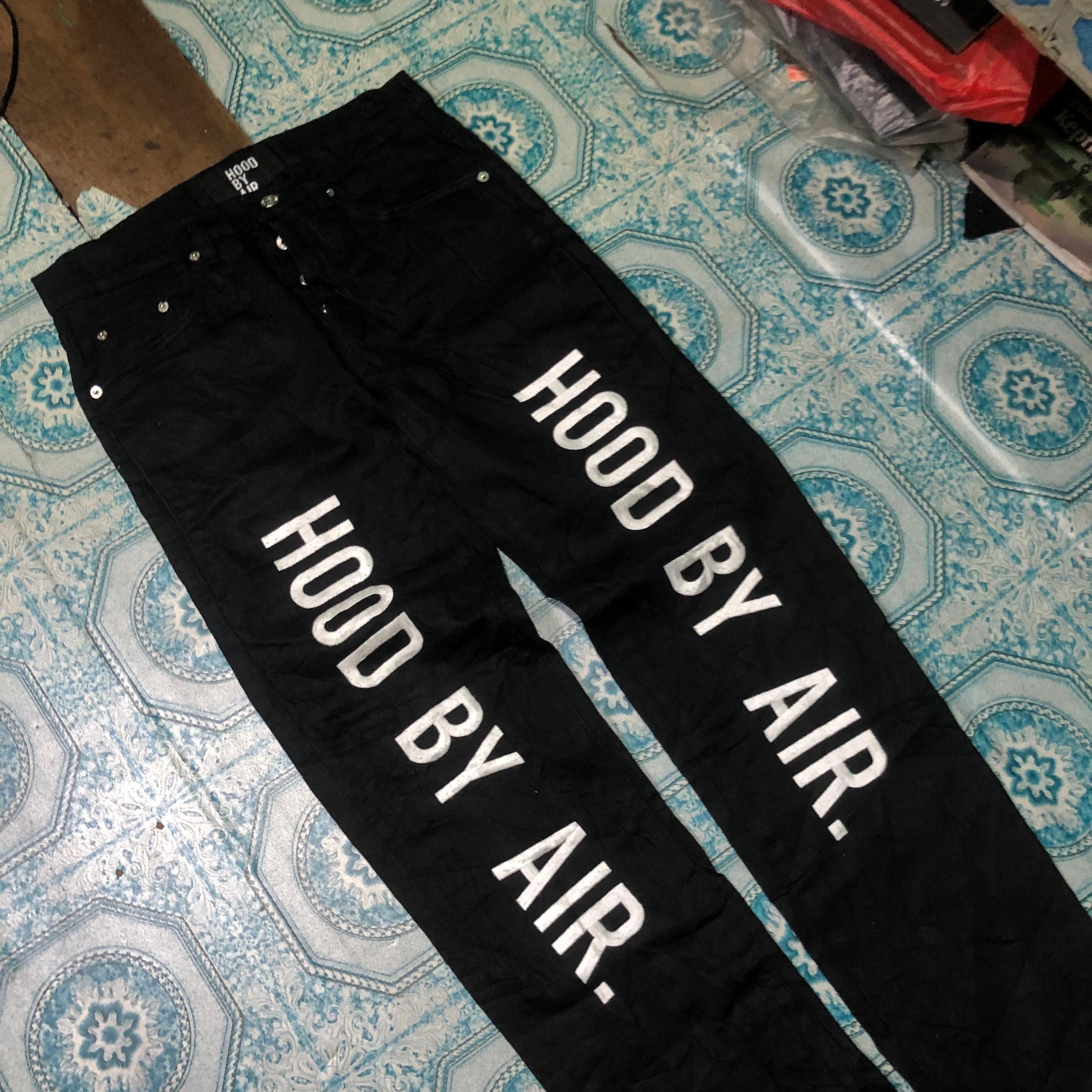 Anonymous Club Hood by air Spell Out Logo Embroidery Jeans Size US 30 / EU 46 - 2 Thumbnail