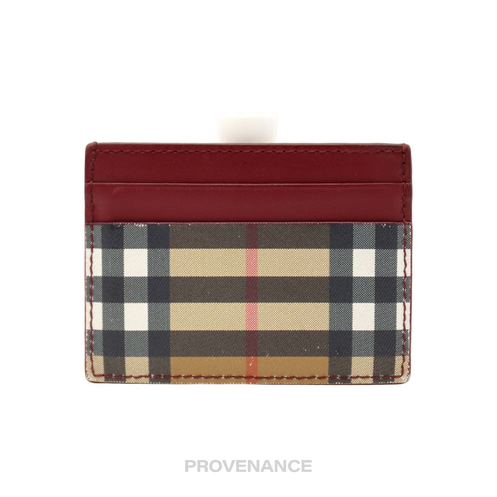 Burberry 🔴 Burberry Card Holder Wallet - Vintage Nova Check Red Size ONE SIZE - 2 Thumbnail