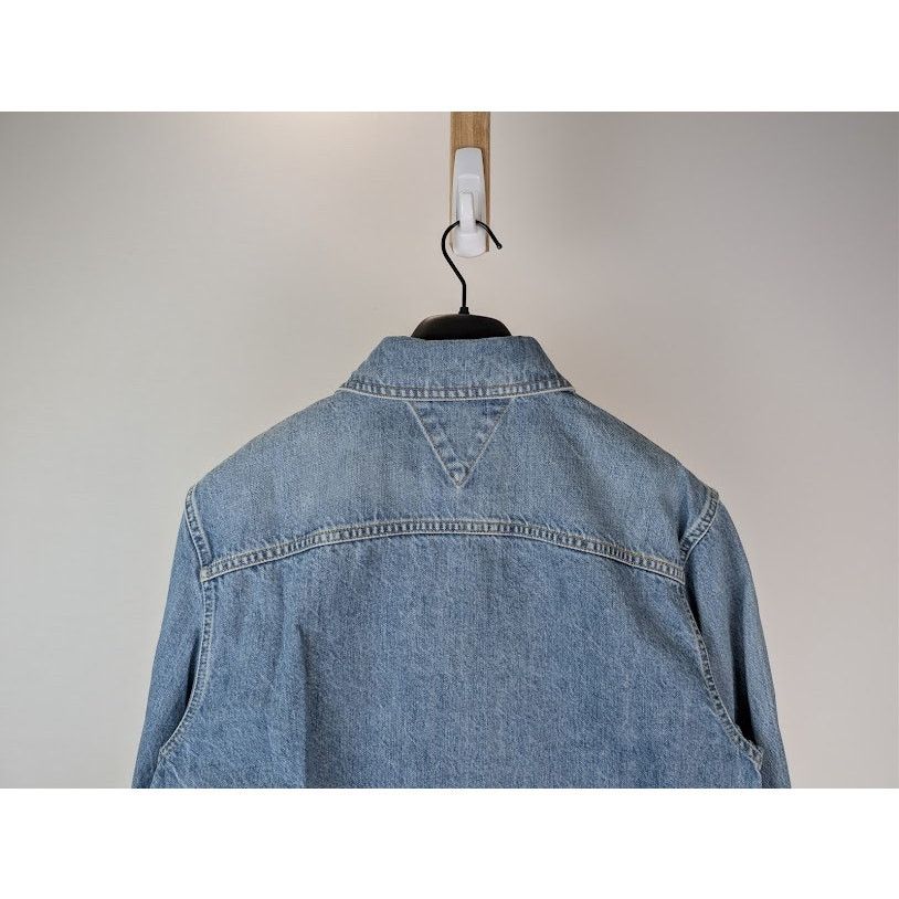 Bottega Veneta o1rshd1 Vintage Indigo Denim Shirt in Mid Blue Size US S / EU 44-46 / 1 - 11 Thumbnail