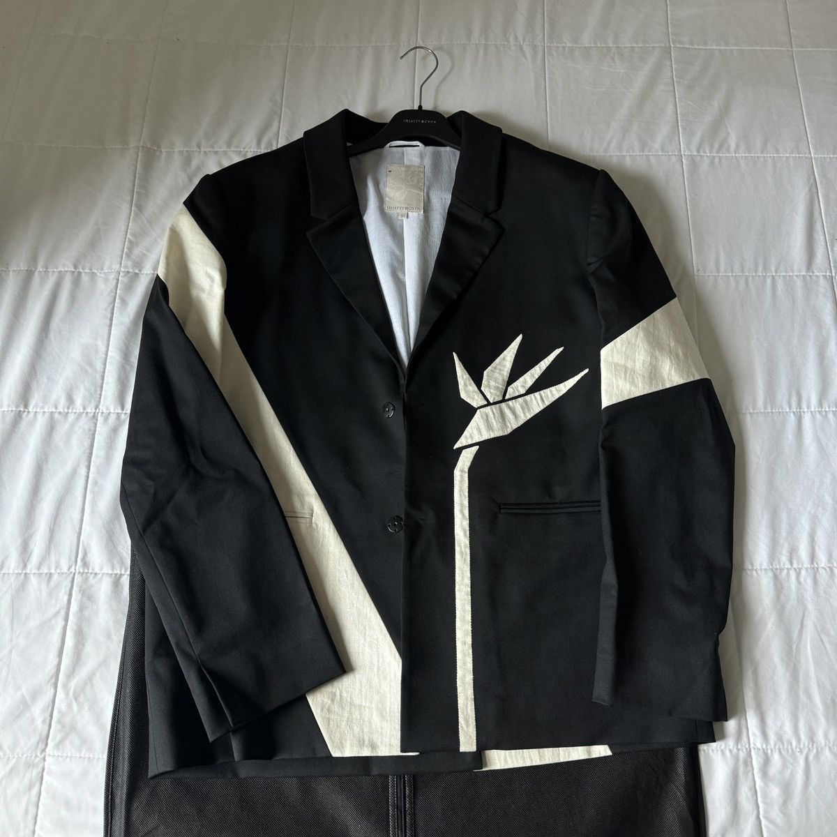 Other Shiatzy Chen dual tone blazer Size 50R - 3 Thumbnail