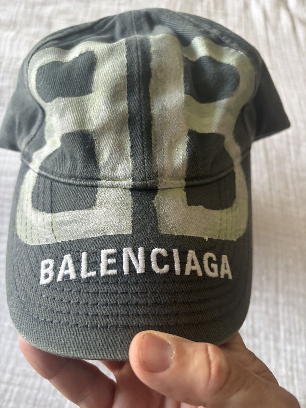 Balenciaga Balenciaga BB SPRAYED CAP | Grailed