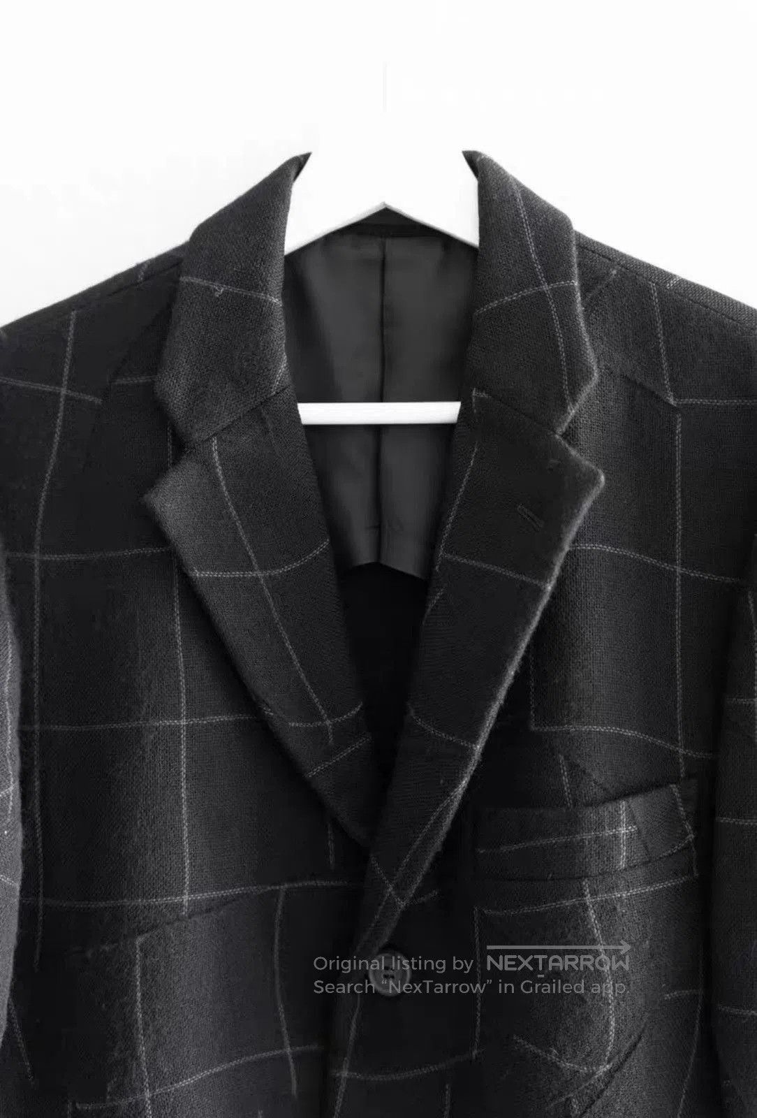 Issey Miyake Black Checkered Blazer . Size US S / EU 44-46 / 1 - 3 Thumbnail