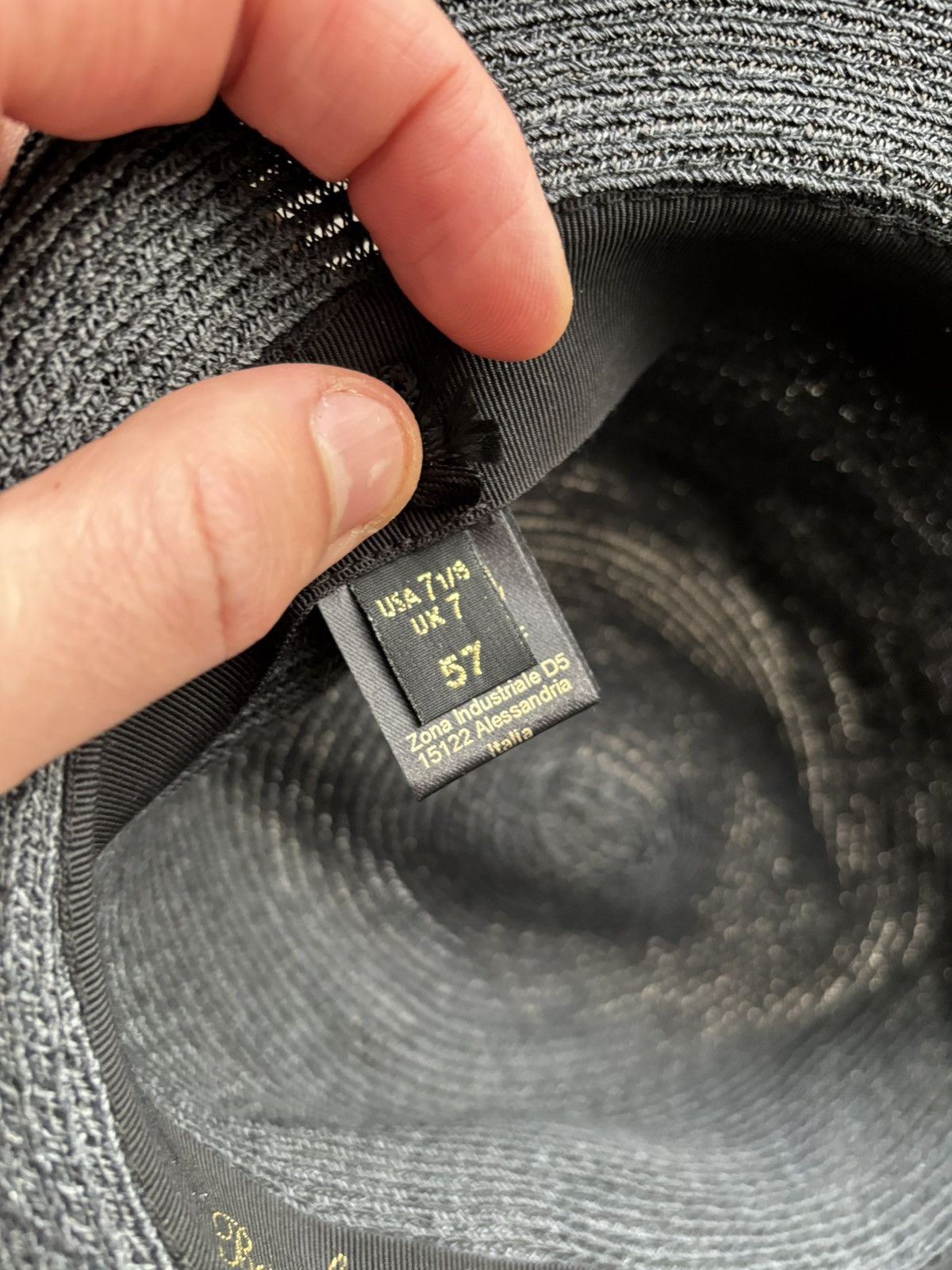 Borsalino Borsalino Fedora Hat 100% Hemp Canapa Made in Italy Size 57 Size ONE SIZE - 16 Thumbnail
