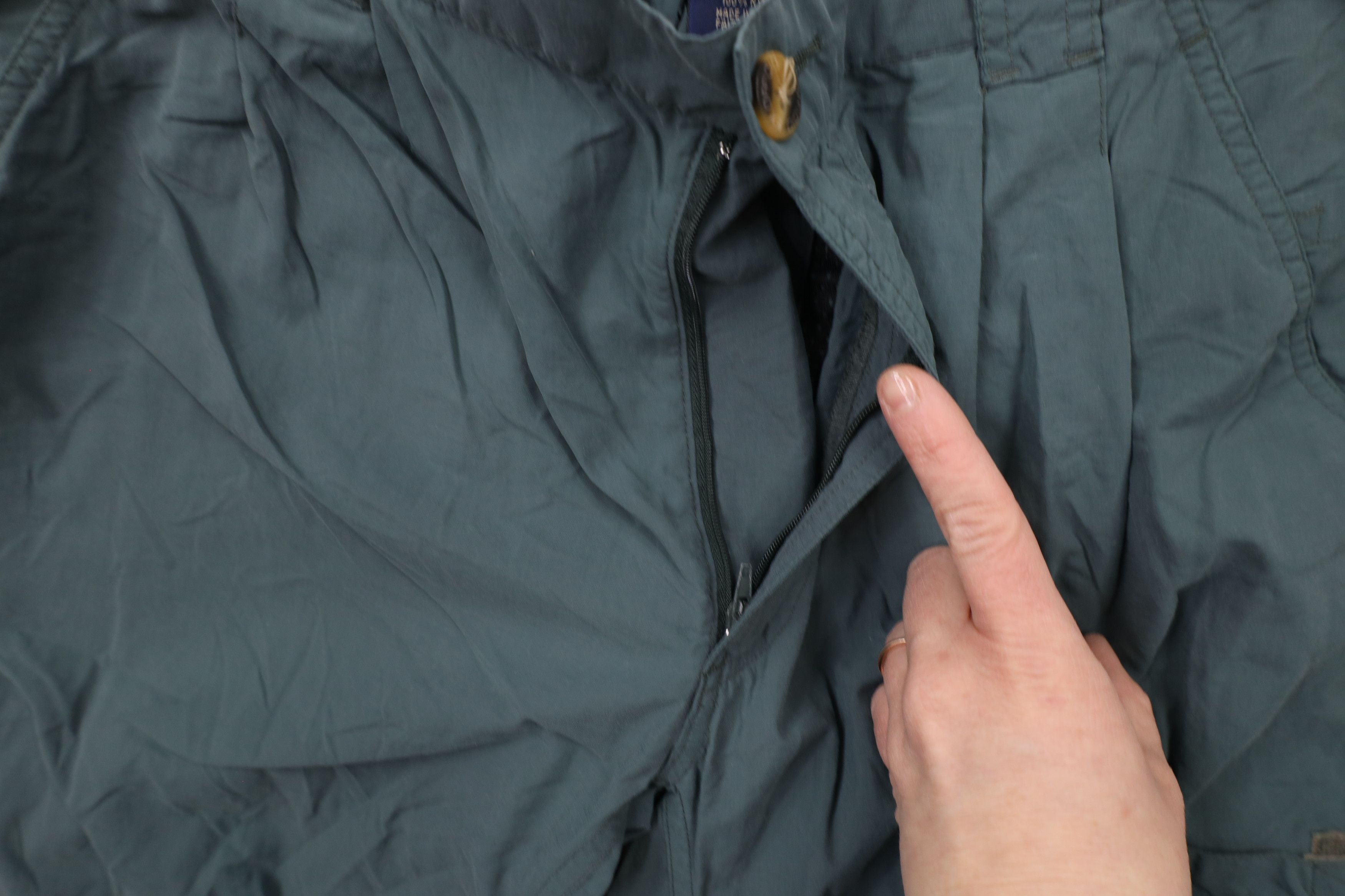 ExOfficio × Vintage Vintage 90s ExOfficio Lightweight Hiking Trail Pants Green Size US 34 / EU 50 - 7 Thumbnail