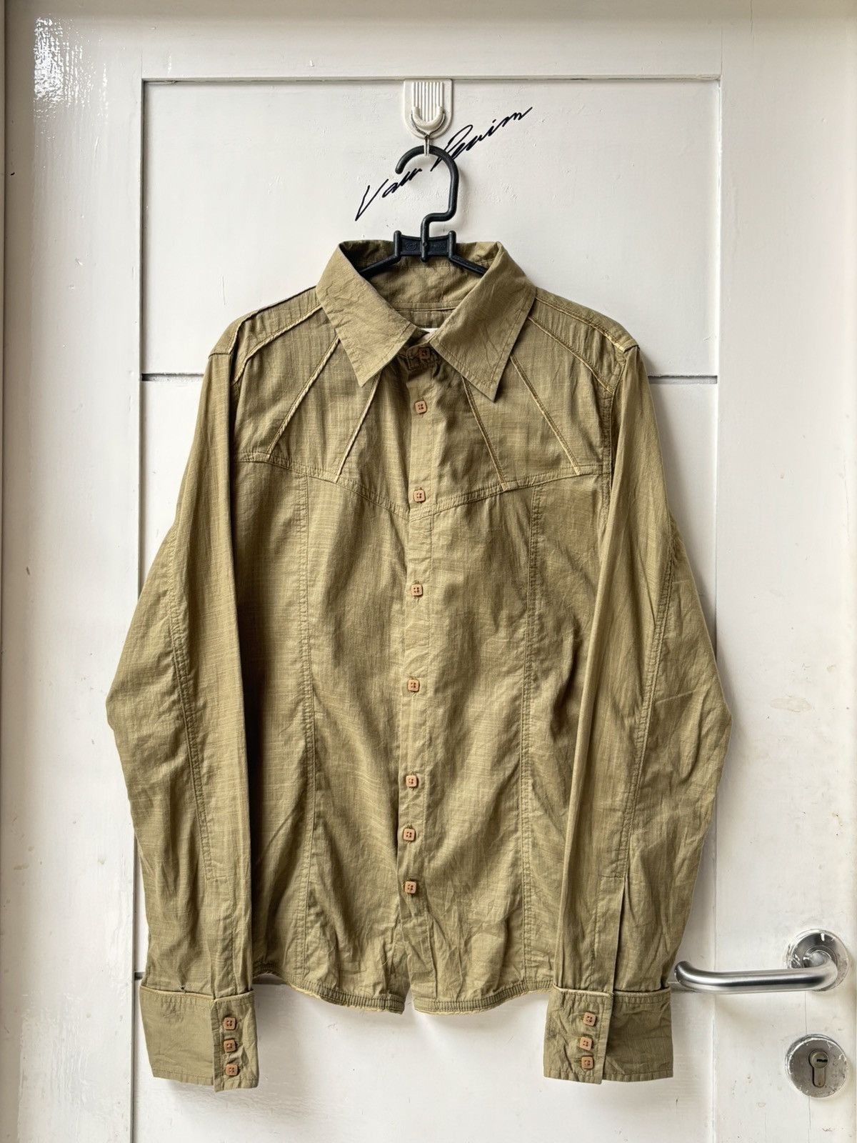 Diesel DIESEL Green Shirt Size US S / EU 44-46 / 1 - 1 Thumbnail