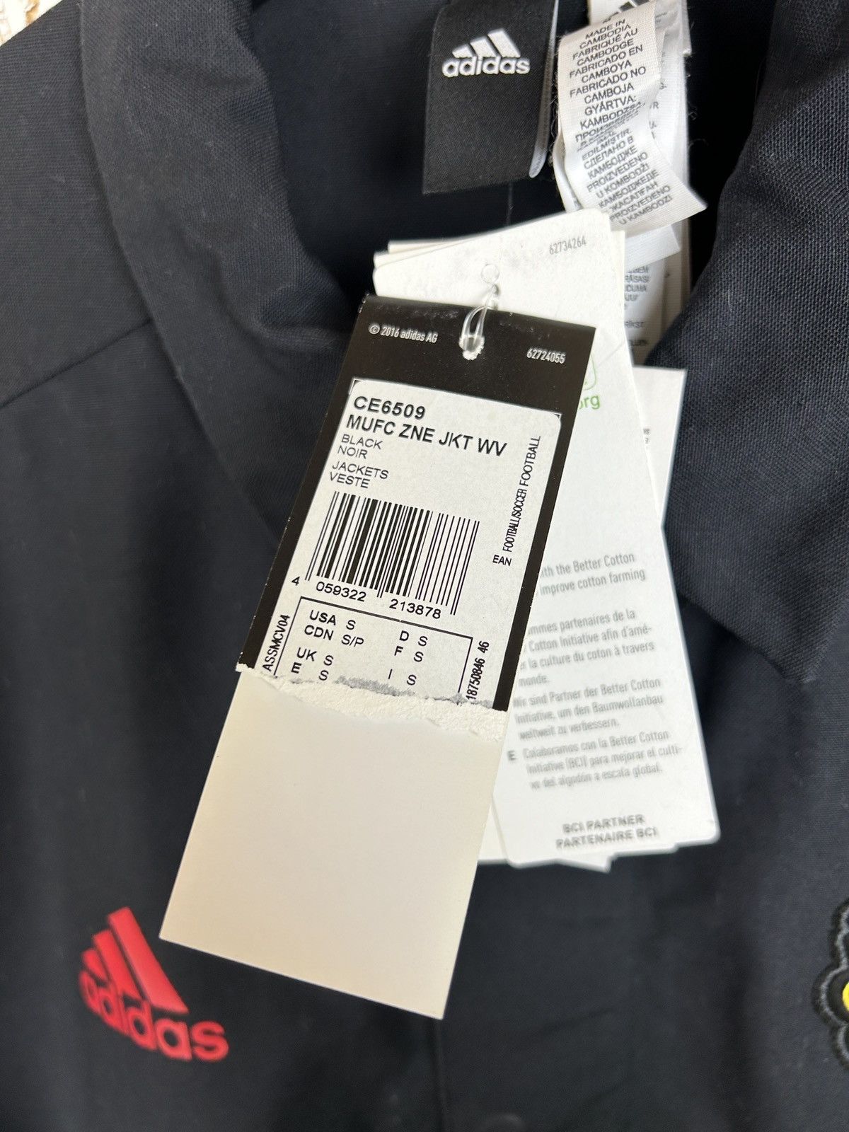 Adidas NWT Adidas Manchester United ZNE Woven Jacket CE6509 Size US S / EU 44-46 / 1 - 6 Thumbnail