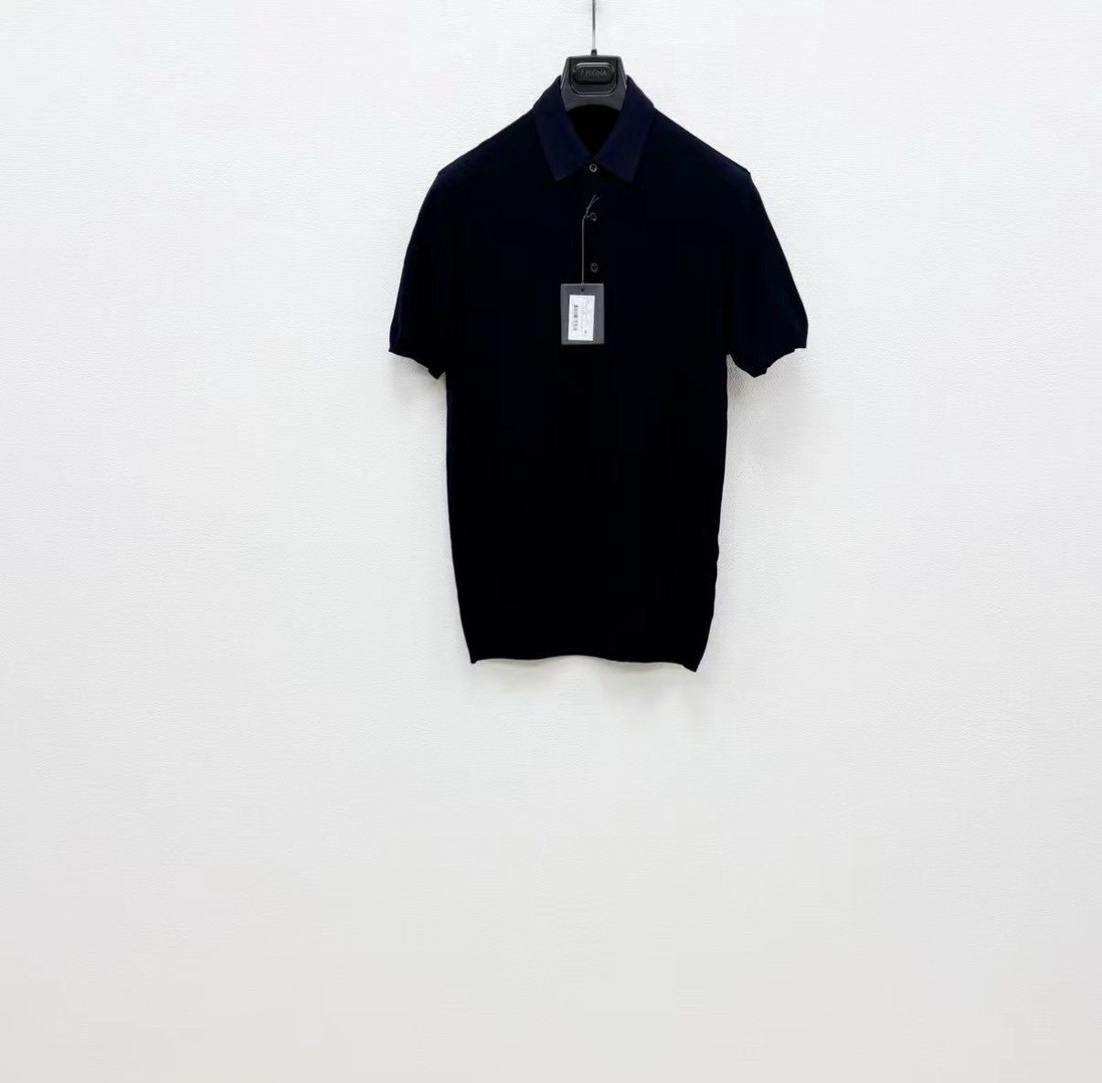 Ermenegildo Zegna Ermenegildo Zegna 100% Cotton Knitted Polo Shirt J30 Size US M / EU 48-50 / 2 - 1 Thumbnail