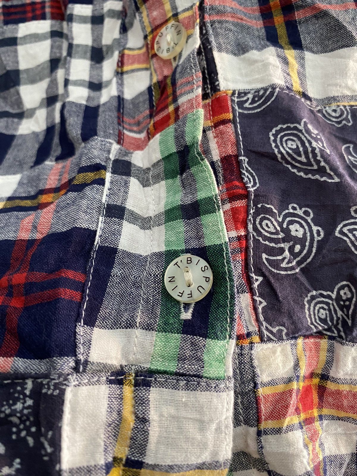 Designer × Japanese Brand × RRL Ralph Lauren Classic patchwork paisley shirt Size US M / EU 48-50 / 2 - 5 Thumbnail