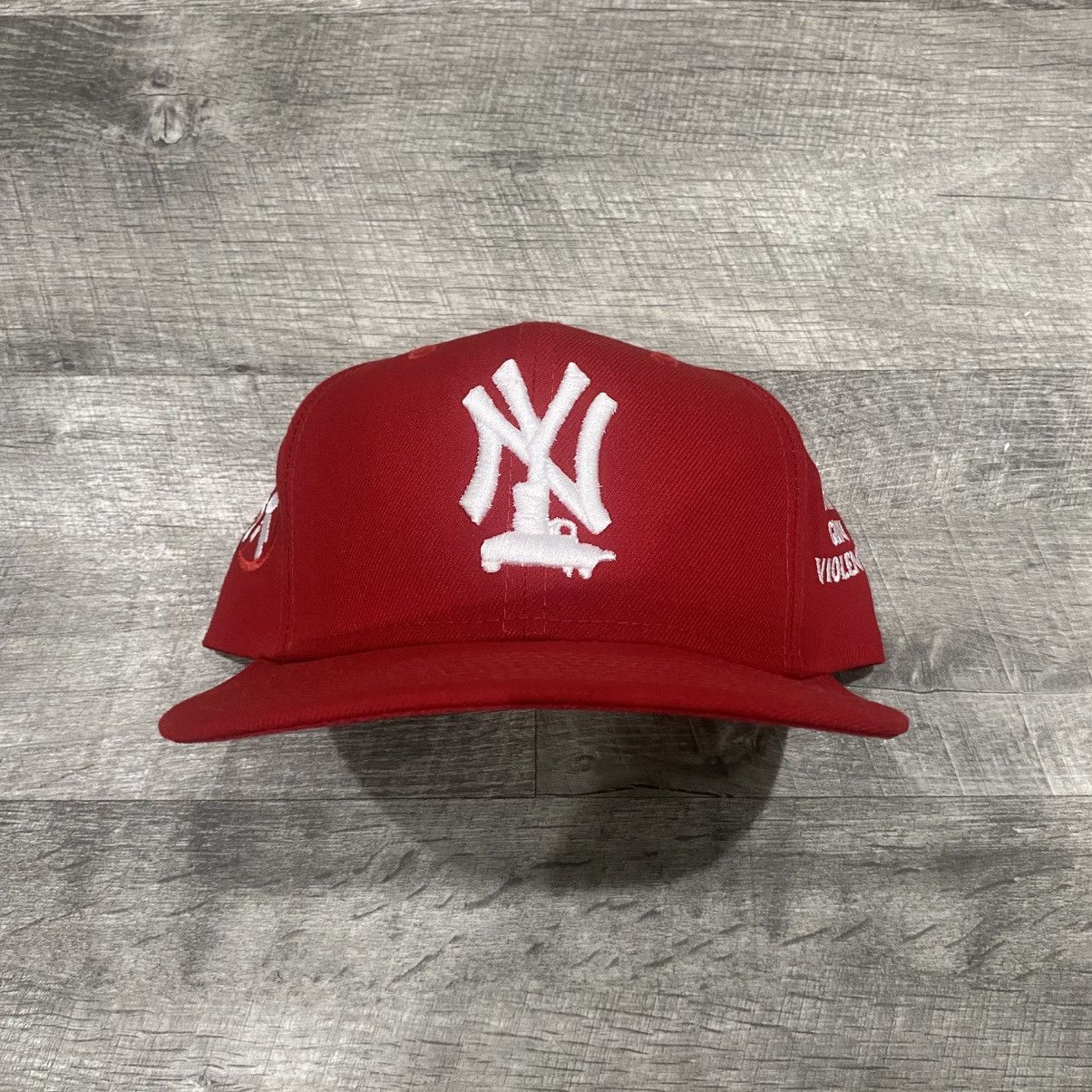 MLB Anti Gun Violence AGV New Era SnapBack hat cap red yankees Size ONE SIZE - 1 Thumbnail