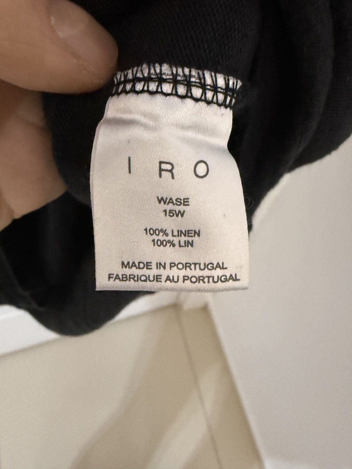 Iro Distressed linen t-shirt Size US S / EU 44-46 / 1 - 5 Thumbnail
