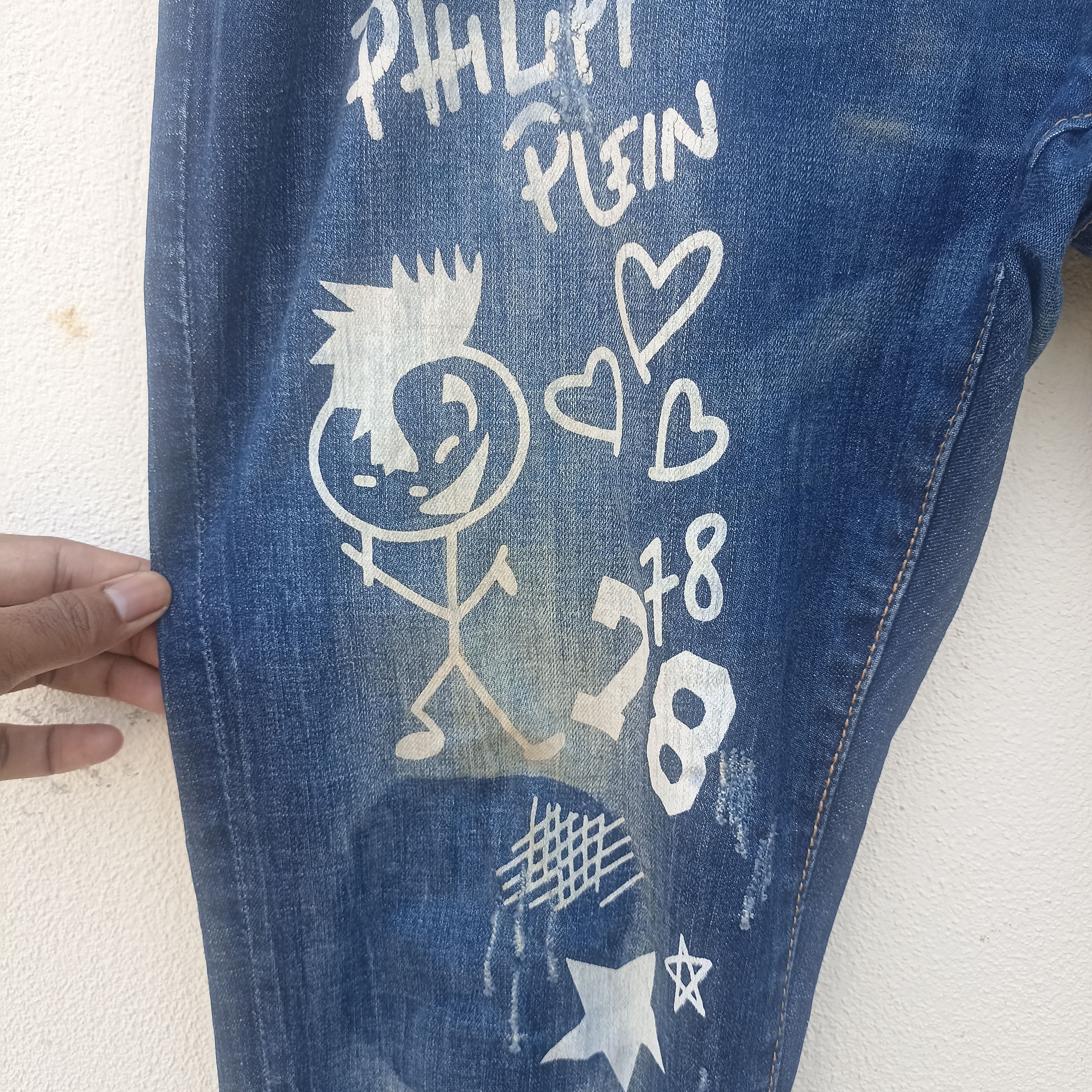 Other Philipp Plein Homme painted jean Size US 36 / EU 52 - 7 Thumbnail