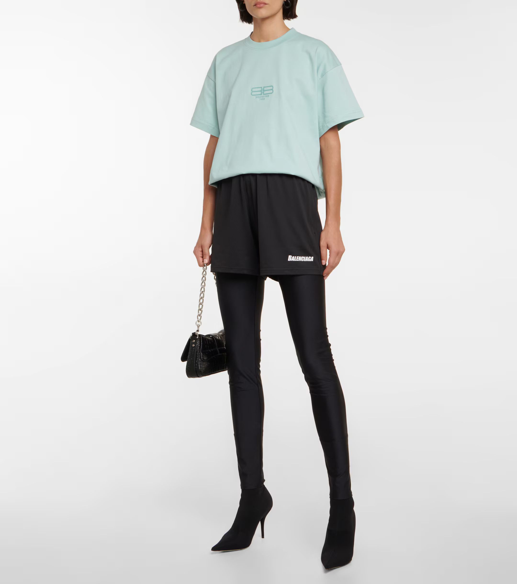 Balenciaga o1in1g0724 Swim Short in Black Size 27" / US 4 / IT 40 - 2 Thumbnail