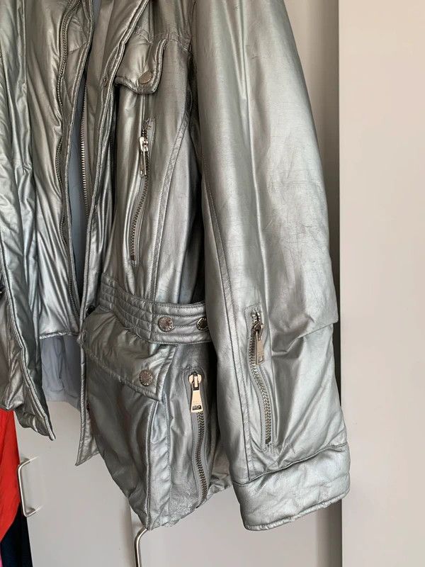 Dolce & Gabbana Dolce & Gabbana Silver Winter Jacket Size US XL / EU 56 / 4 - 2 Thumbnail
