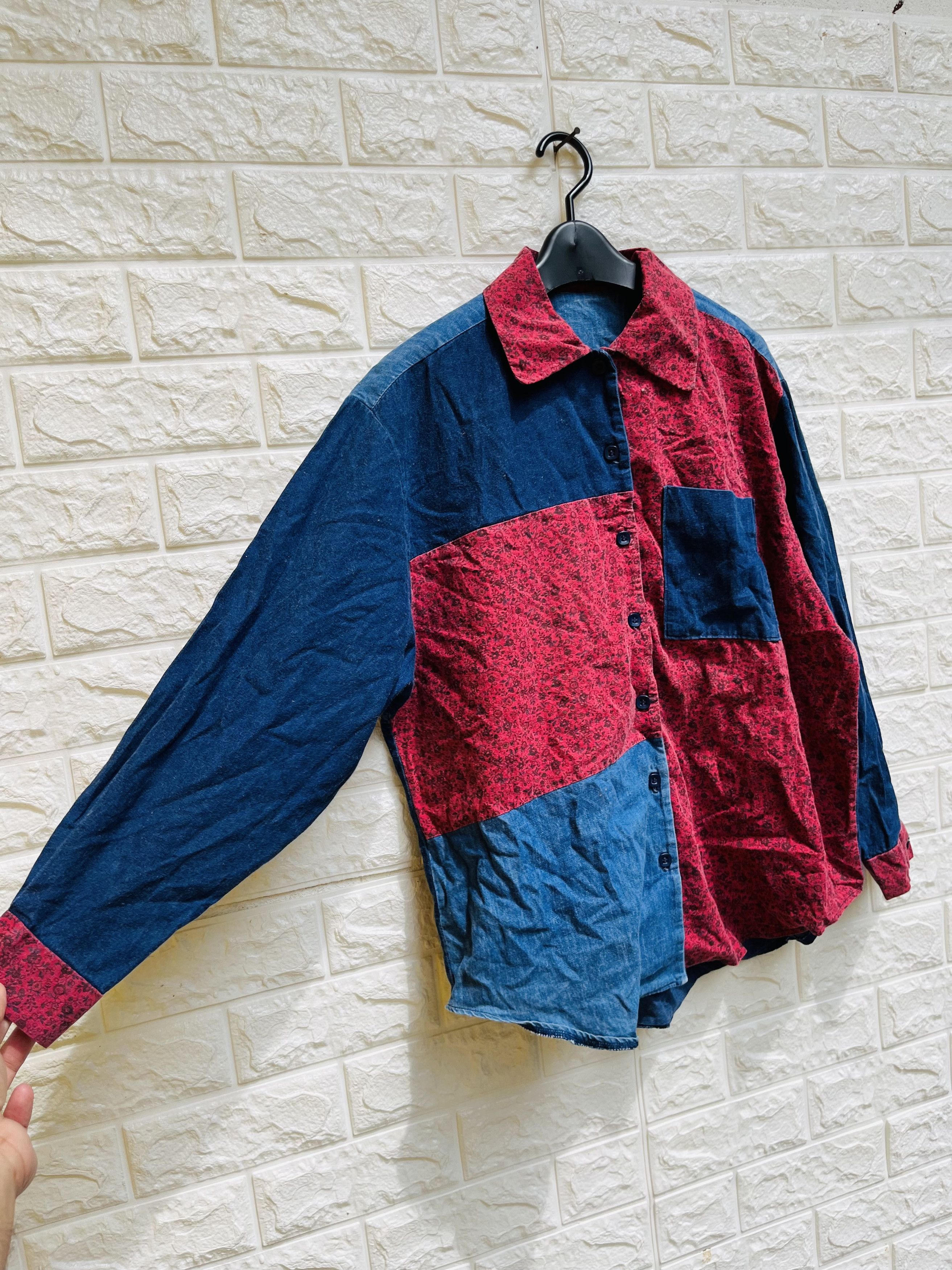 Japanese Brand × Vintage Vintage Japanese Designer Fashion Style Long Sleeve Size L / US 10 / IT 46 - 4 Thumbnail