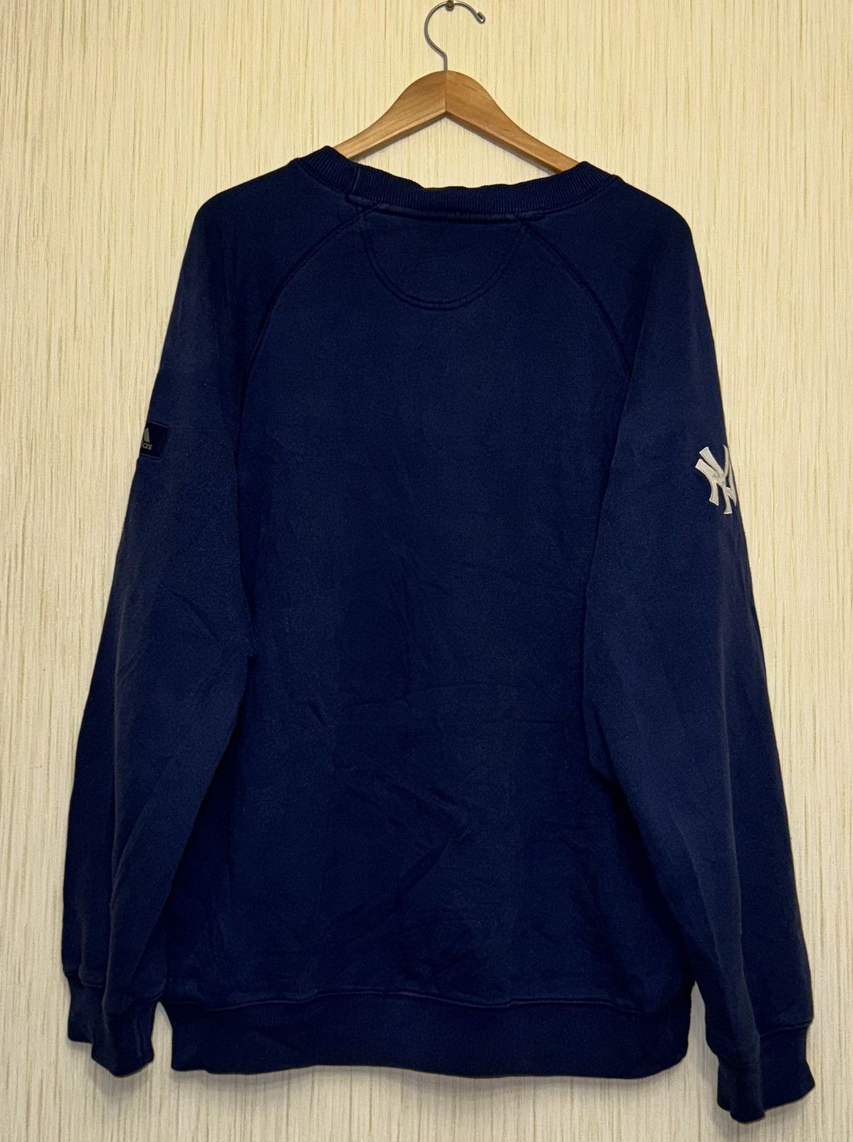 Adidas × New York Yankees × Vintage Vintage Adidas NY New York Yankees sweatshirt Size US L / EU 52-54 / 3 - 9 Thumbnail