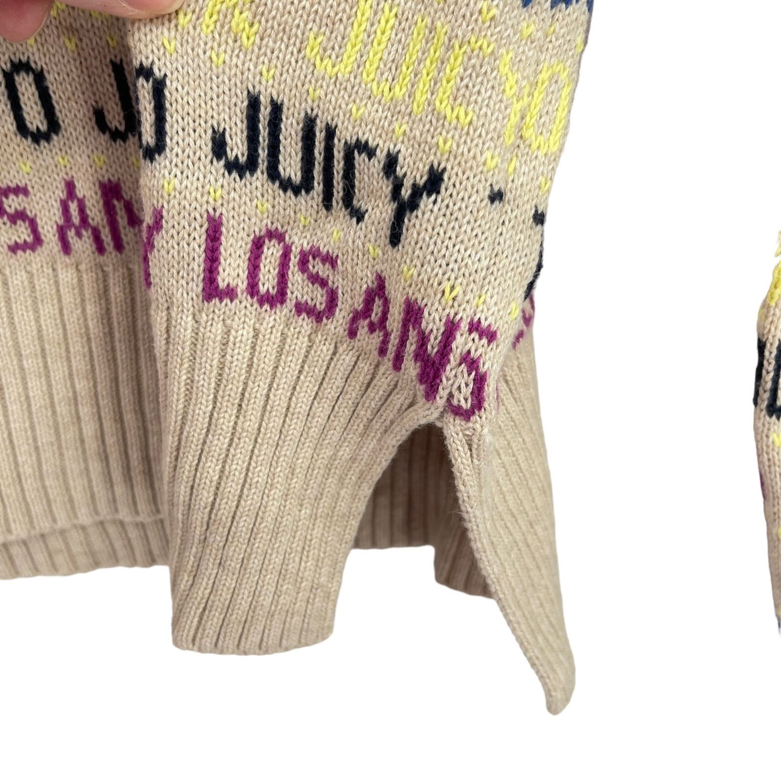 Juicy Couture Juicy Couture Logo Word Sweater Puff Shoulders Cotton XS/S Size S / US 4 / IT 40 - 5 Thumbnail