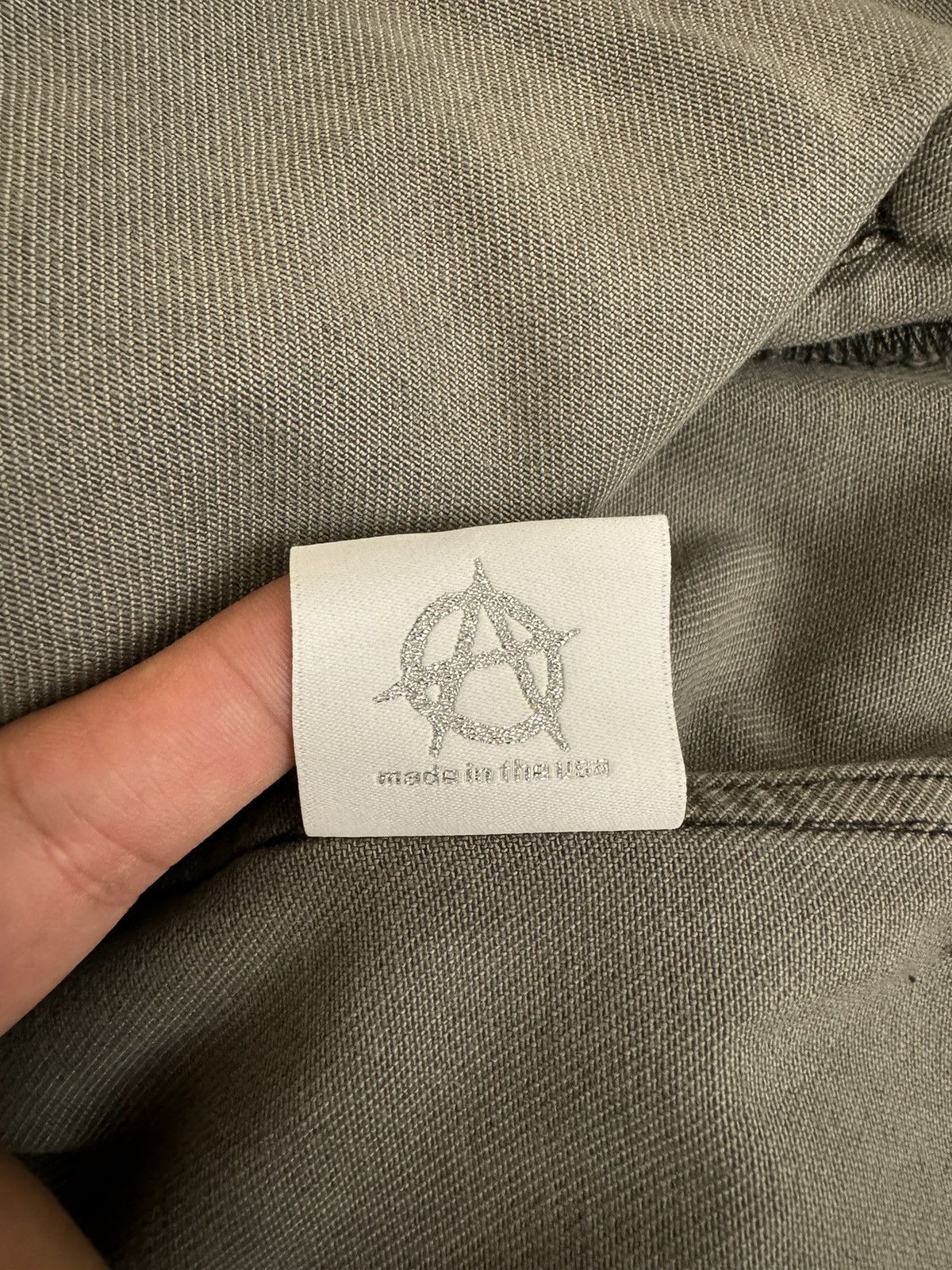 Revenge Revenge Grey Embroidered Denim Jacket Size US L / EU 52-54 / 3 - 7 Thumbnail