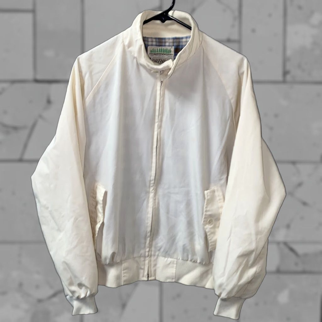Vintage Vtg Northbilt Beige Plaid Lined Full Zip Jacket Size XL Men Regular Jacket Northbilt Size US XL / EU 56 / 4 - 1 Thumbnail