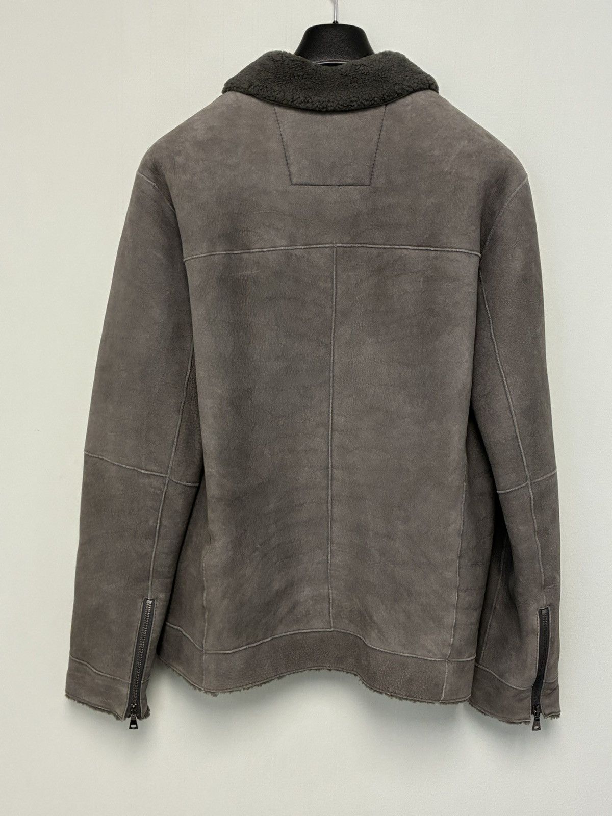 John Varvatos Runway Suede Shearling Jacket USA 40 EU 50 Size US M / EU 48-50 / 2 - 13 Thumbnail
