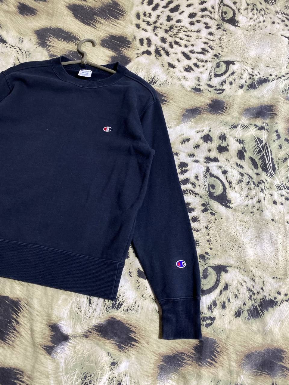 Champion × Vintage Champion Sweatshirt Medium Navy Blue Crewneck Size US M / EU 48-50 / 2 - 5 Thumbnail