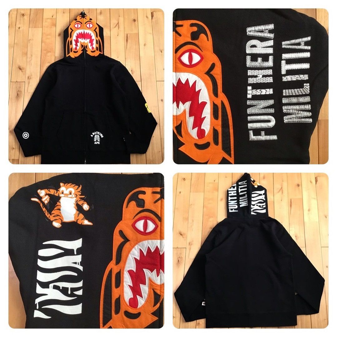 Bape BAPE Tiger full zip hoodie a bathing ape Size US L / EU 52-54 / 3 - 1 Thumbnail