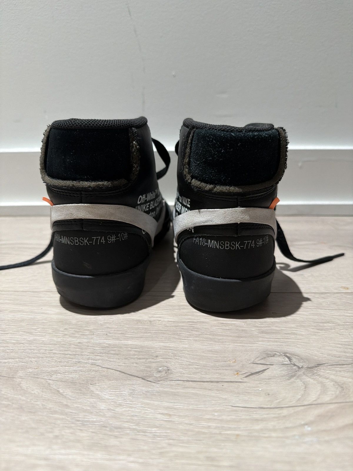 Nike × Off-White Nike Blazer Off-White Grim Reaper Size US 9 / EU 42 - 6 Thumbnail