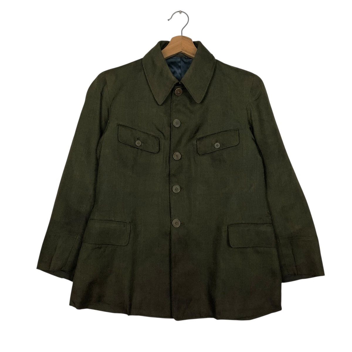 Vintage 🔥VINTAGE CHORE WORK MILITARY JACKET BUTTON BUZZ RICKSONS Size US S / EU 44-46 / 1 - 3 Thumbnail