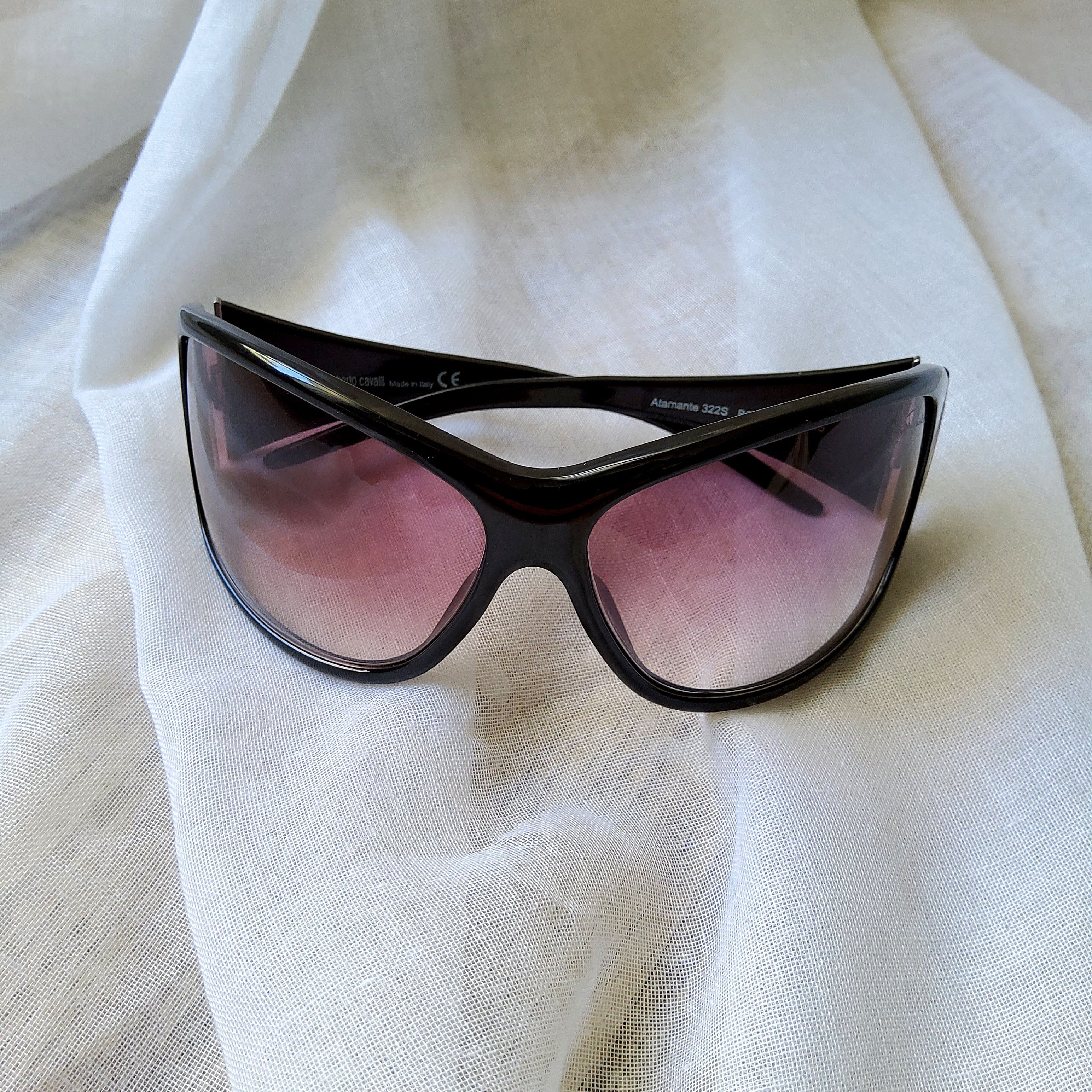 Roberto Cavalli Roberto Cavalli Atamante vintage 90s y2k mask sunglasses Size ONE SIZE - 2 Thumbnail