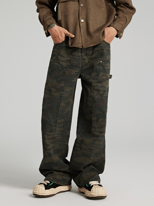 Japanese Brand × Vintage American camouflage casual straight casual cargo jeans y2k Size US 32 / EU 48 - 1 Thumbnail
