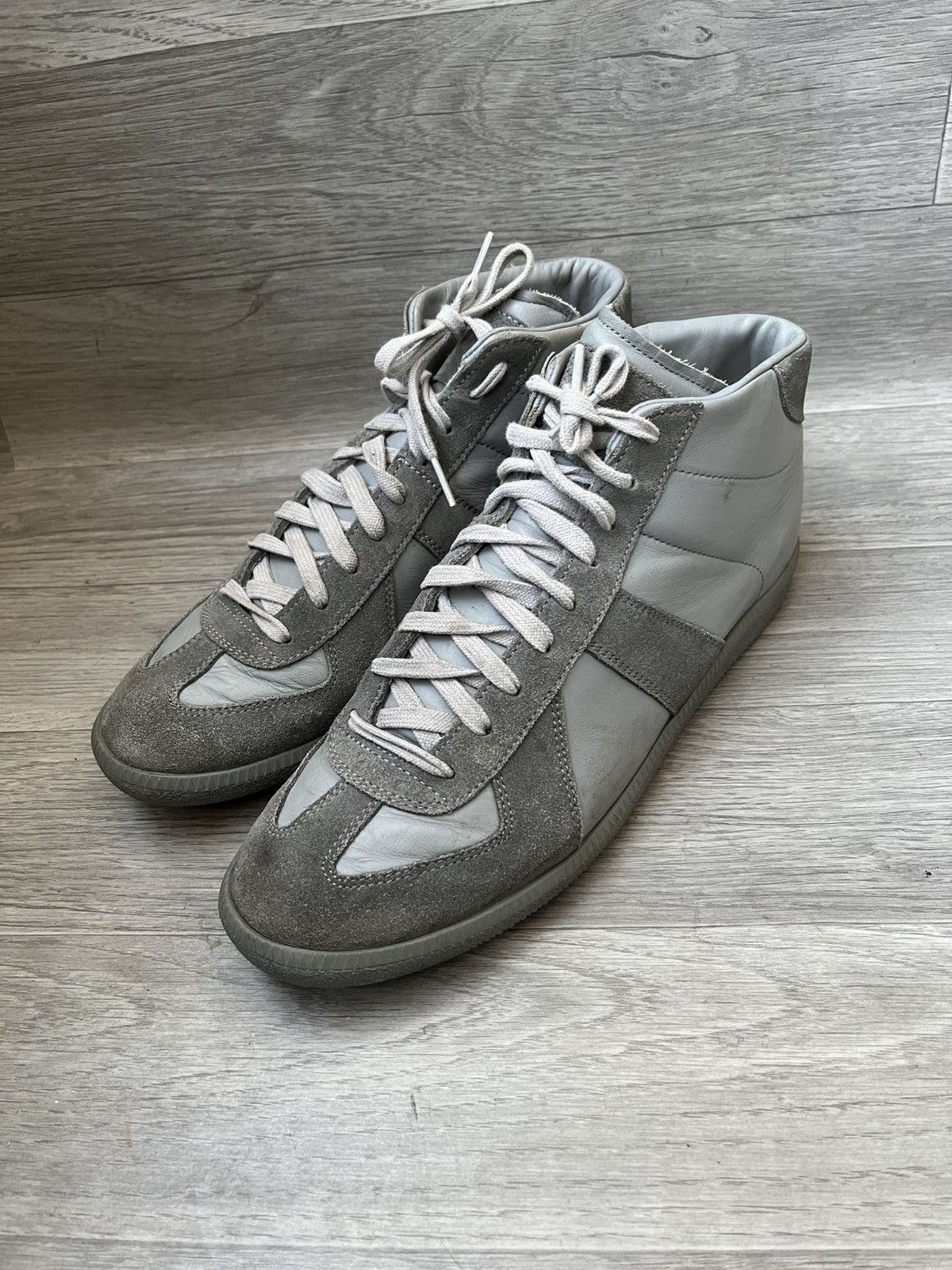 Maison Margiela Maison Margiela replica GAT hi-top suede sneakers Size US 10 / EU 43 - 3 Thumbnail