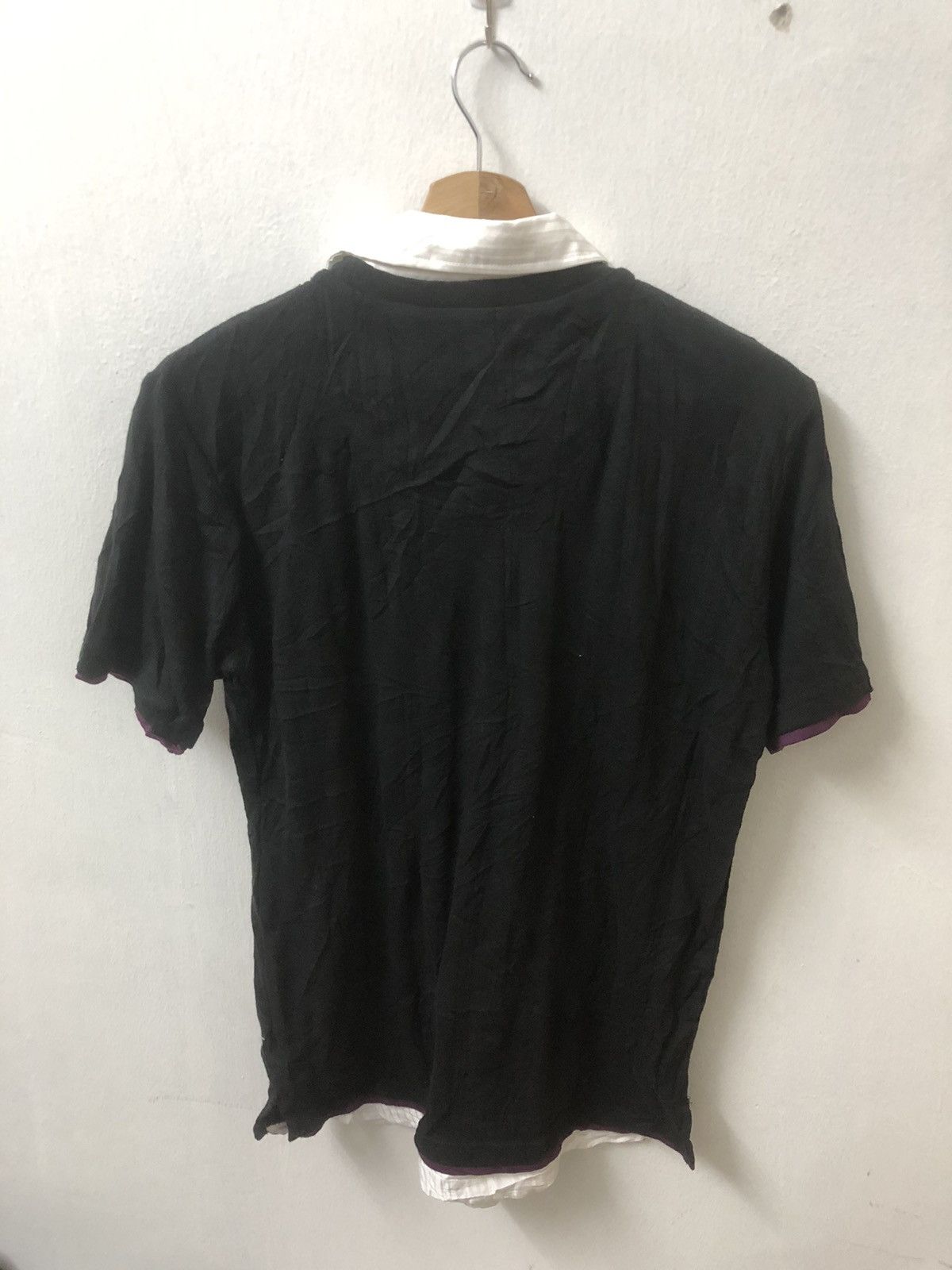 Tete Homme Tete Homme By Issey Miyake Triple Layer Black Tee Size US M / EU 48-50 / 2 - 9 Thumbnail